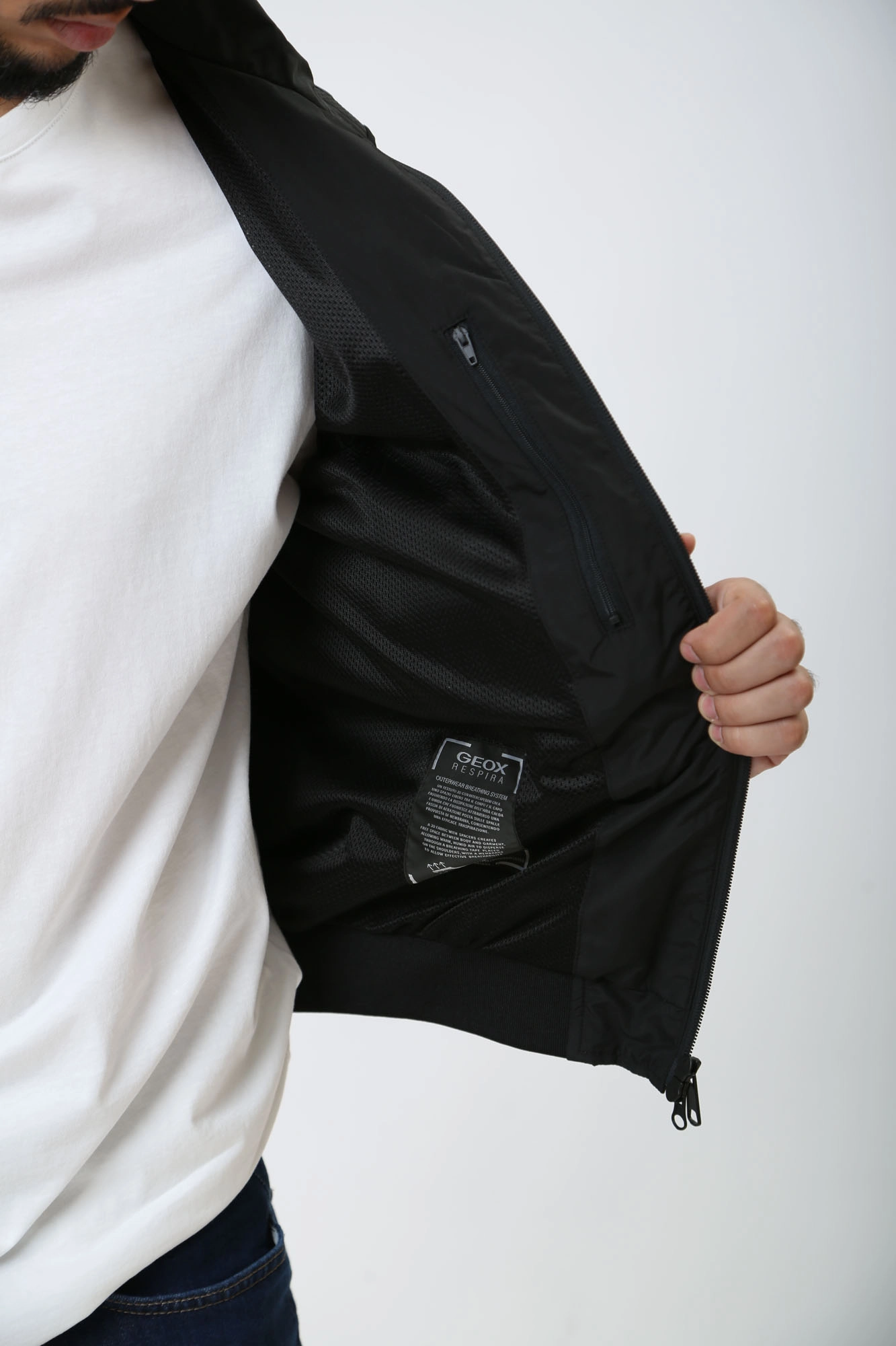 M4520JT3081F Куртка-бомбер Geox Черный