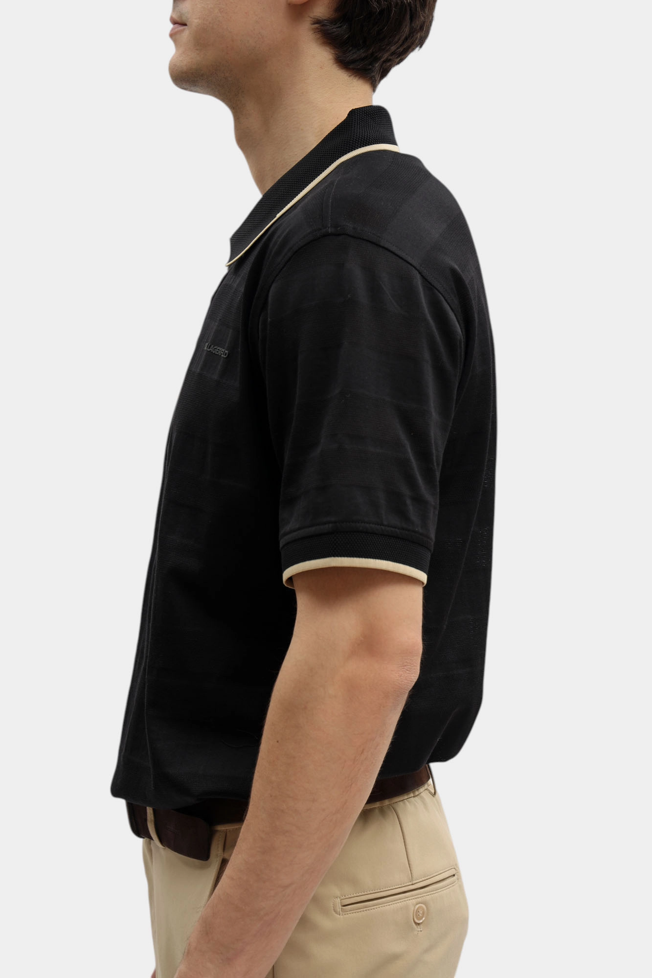 562201_745006 Поло Karl Lagerfeld Черный