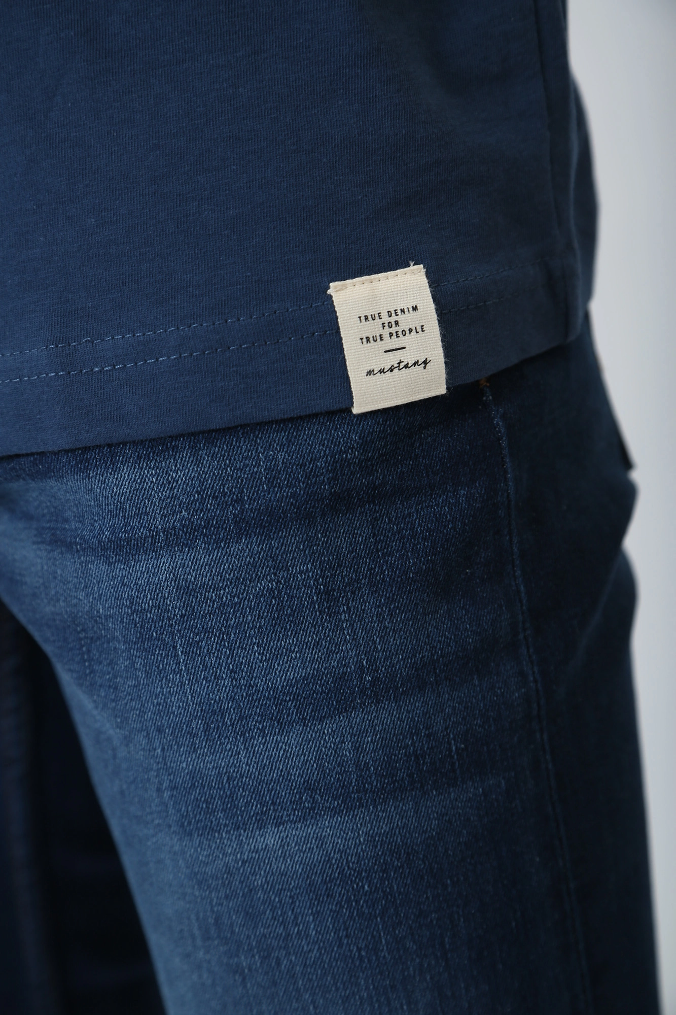 1013123 Футболка Mustang Синий