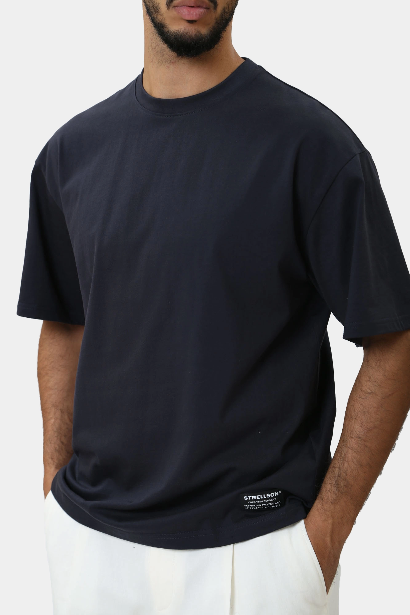 30042486_10015409 Футболка Strellson Синий