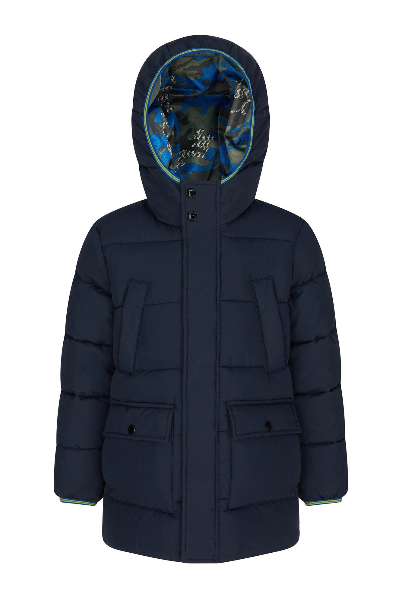 K3628LT2611F Пуховик удлиненный Geox Синий