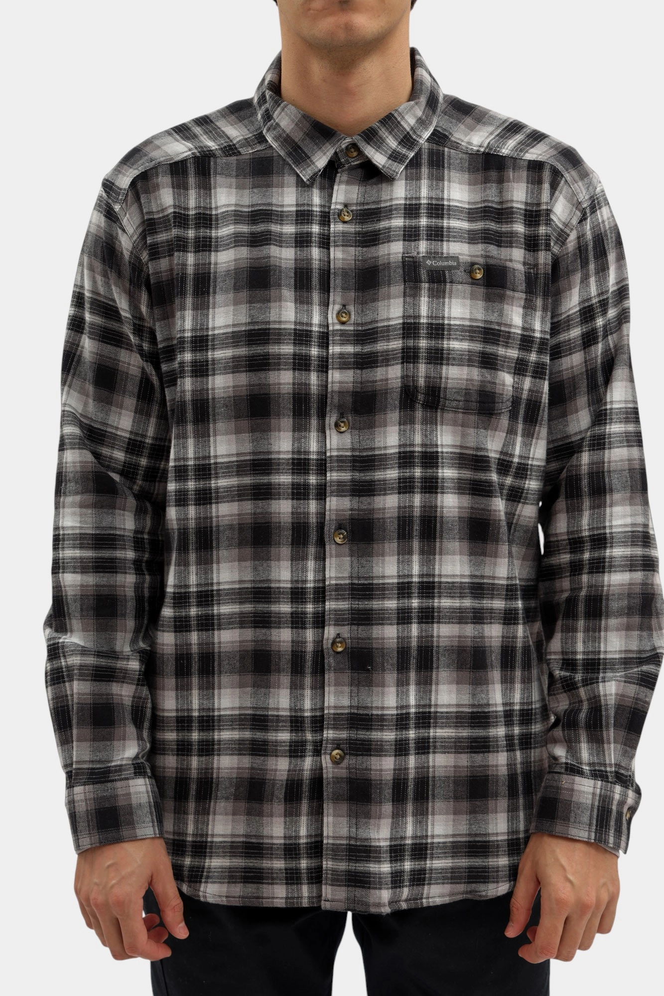 1617951 Рубашка с длинным рукавом Columbia Серый