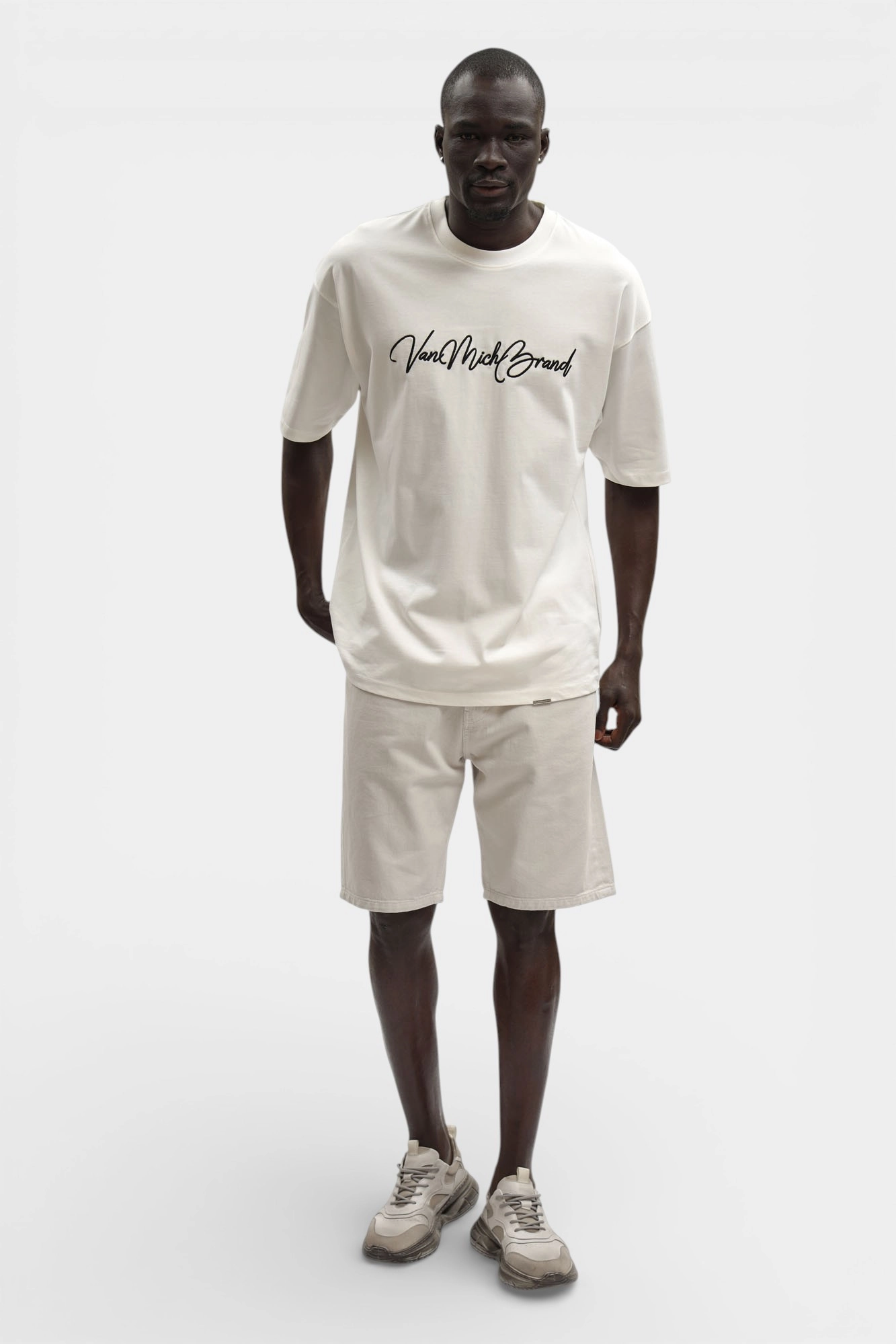 VM-OMA-33-618 Шорты джинсовые Van Mich Бежевый