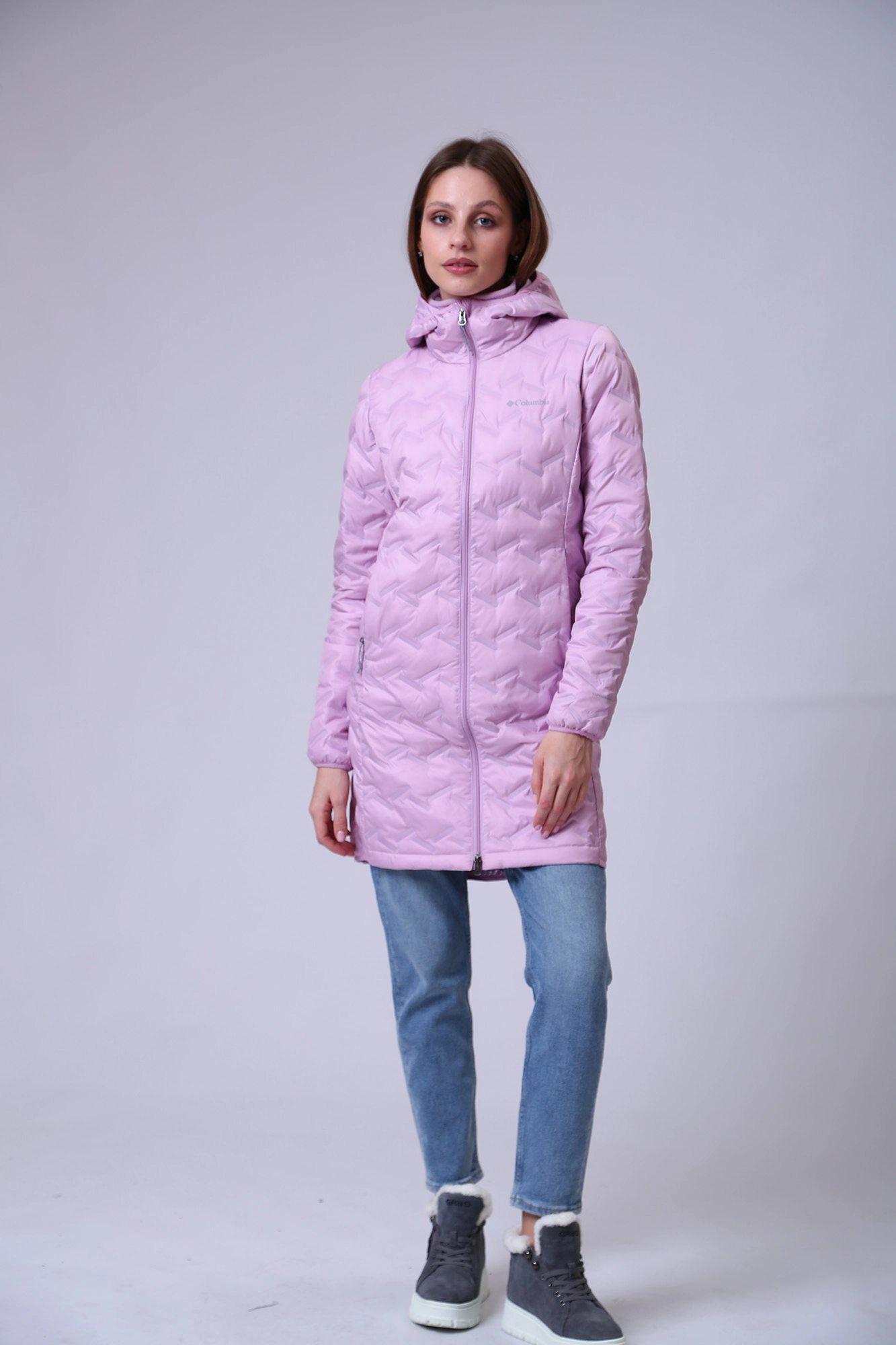 1909251 пальто delta ridge™ long down jacket columbia 