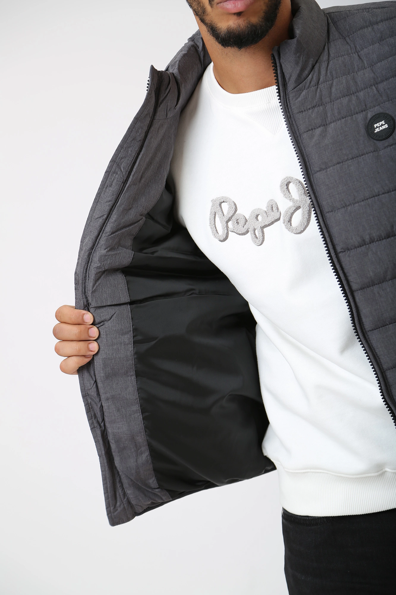 PM402863 Жилет утепленный Pepe Jeans Серый