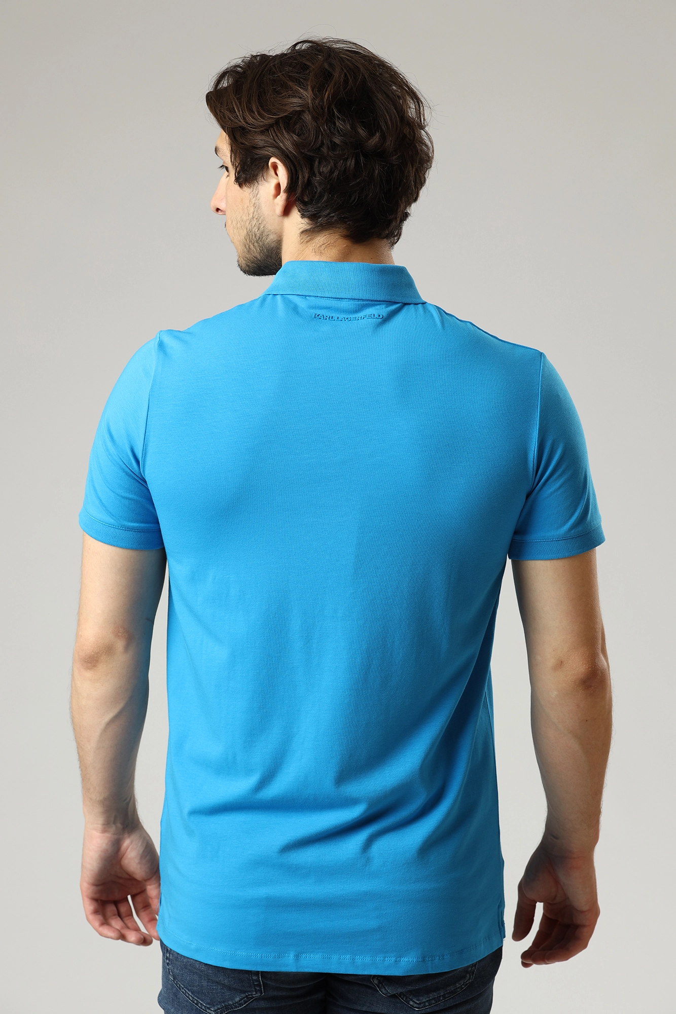 521221_745022 Поло  Karl Lagerfeld Голубой