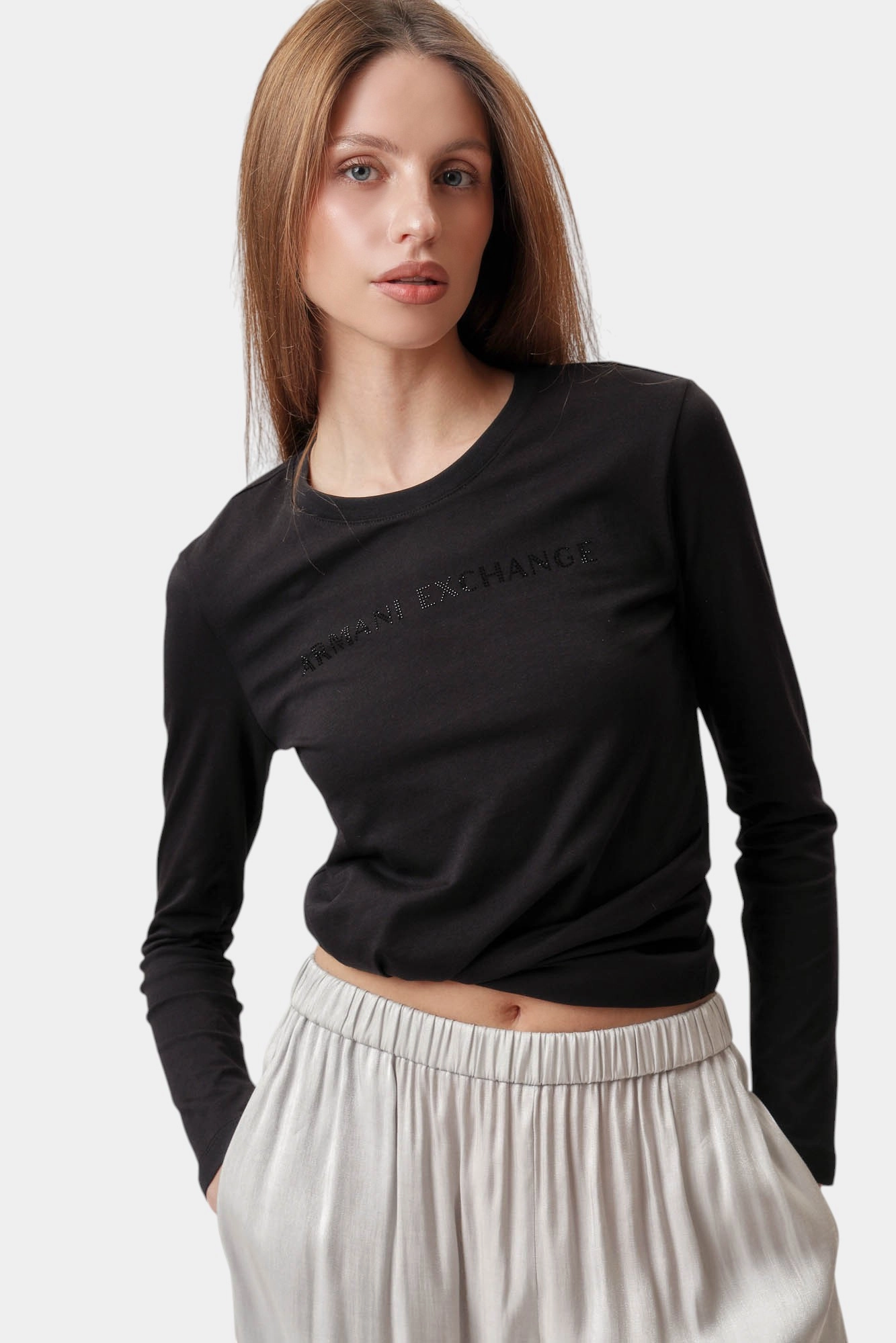 6DYT38_YJDGZ лонгслив armani exchange 