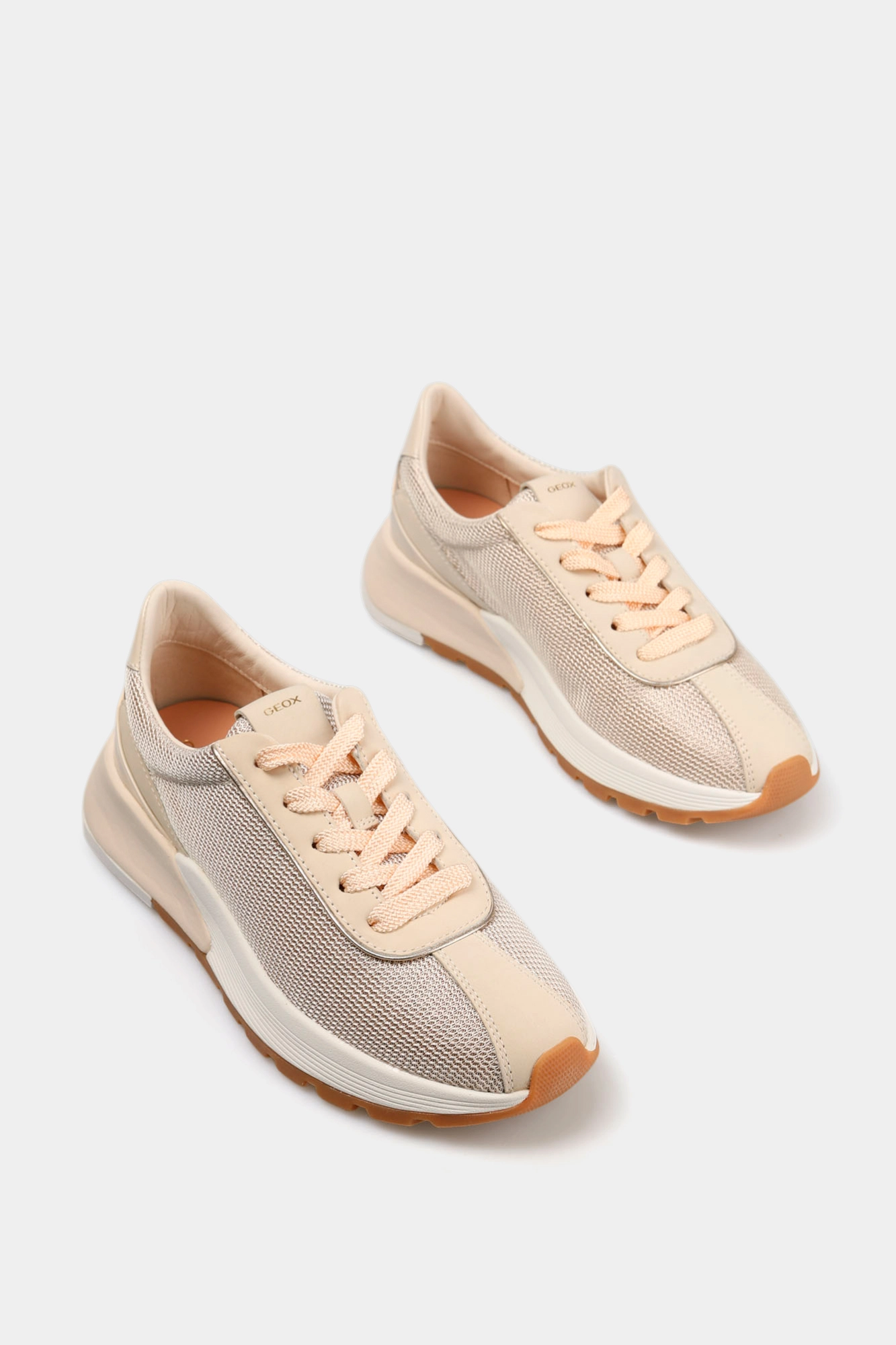 D655JA0LY66 Кроссовки Geox Бежевый
