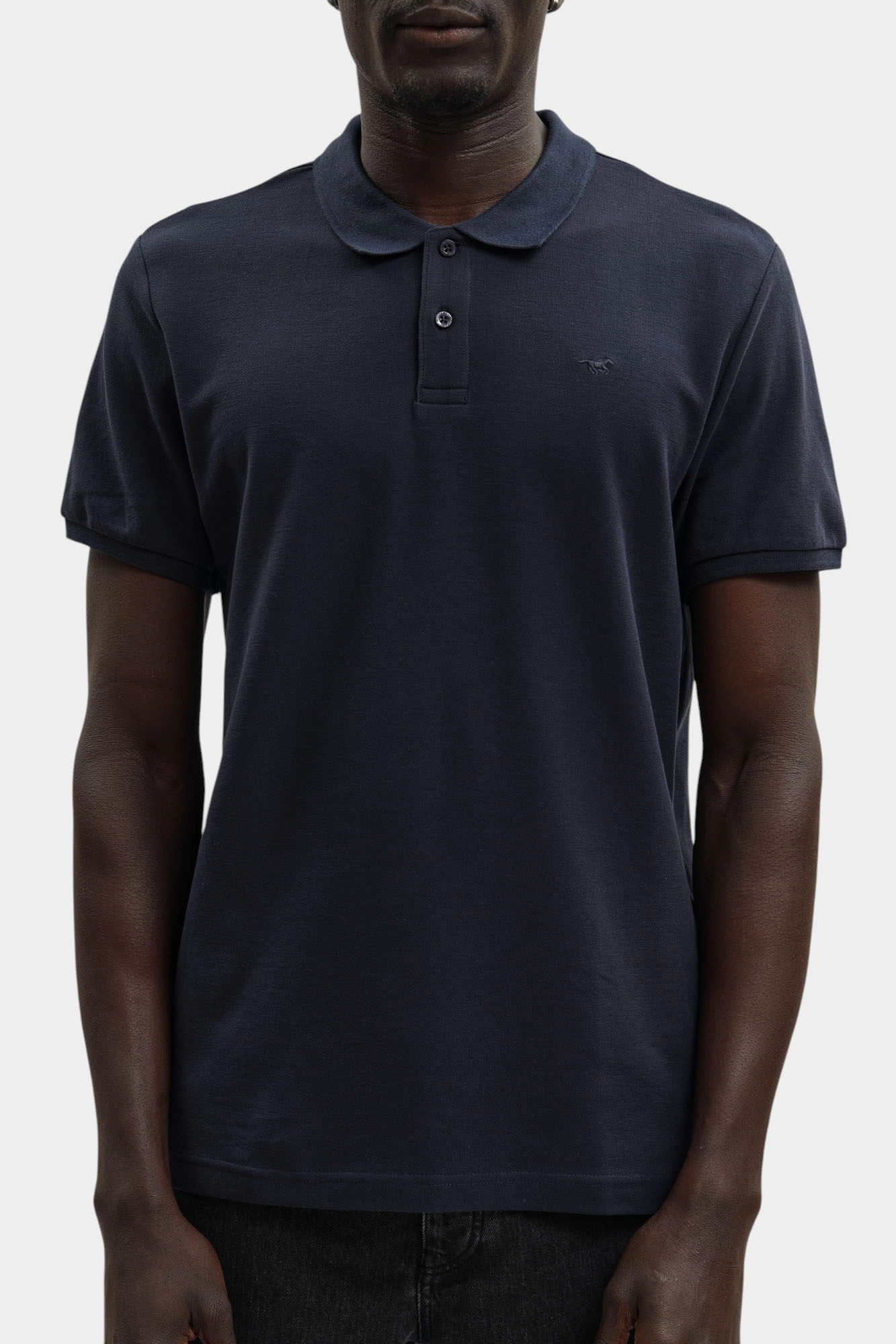 1017409 Поло Mustang Черный