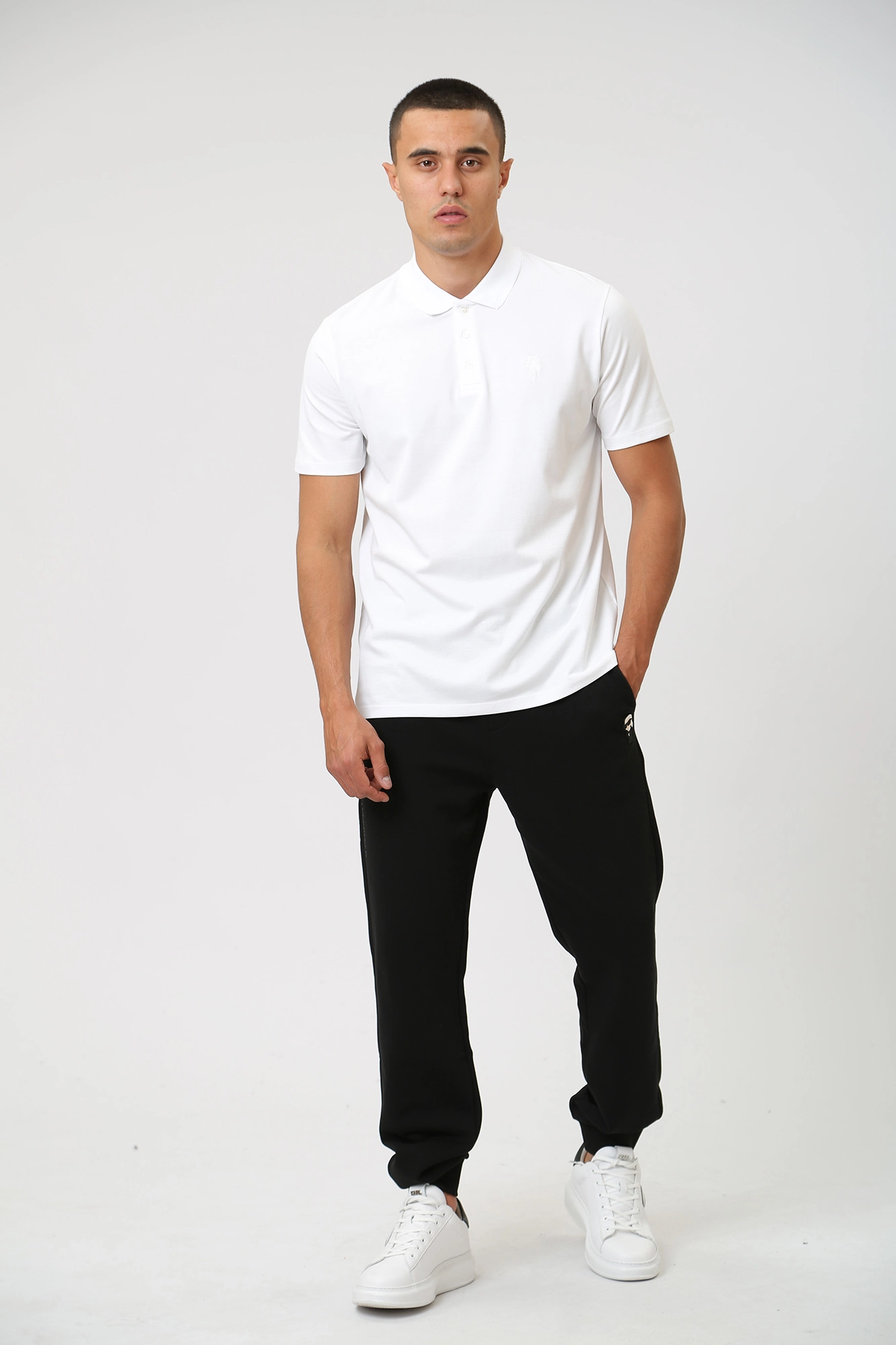 534232_745028 Поло Karl Lagerfeld Белый