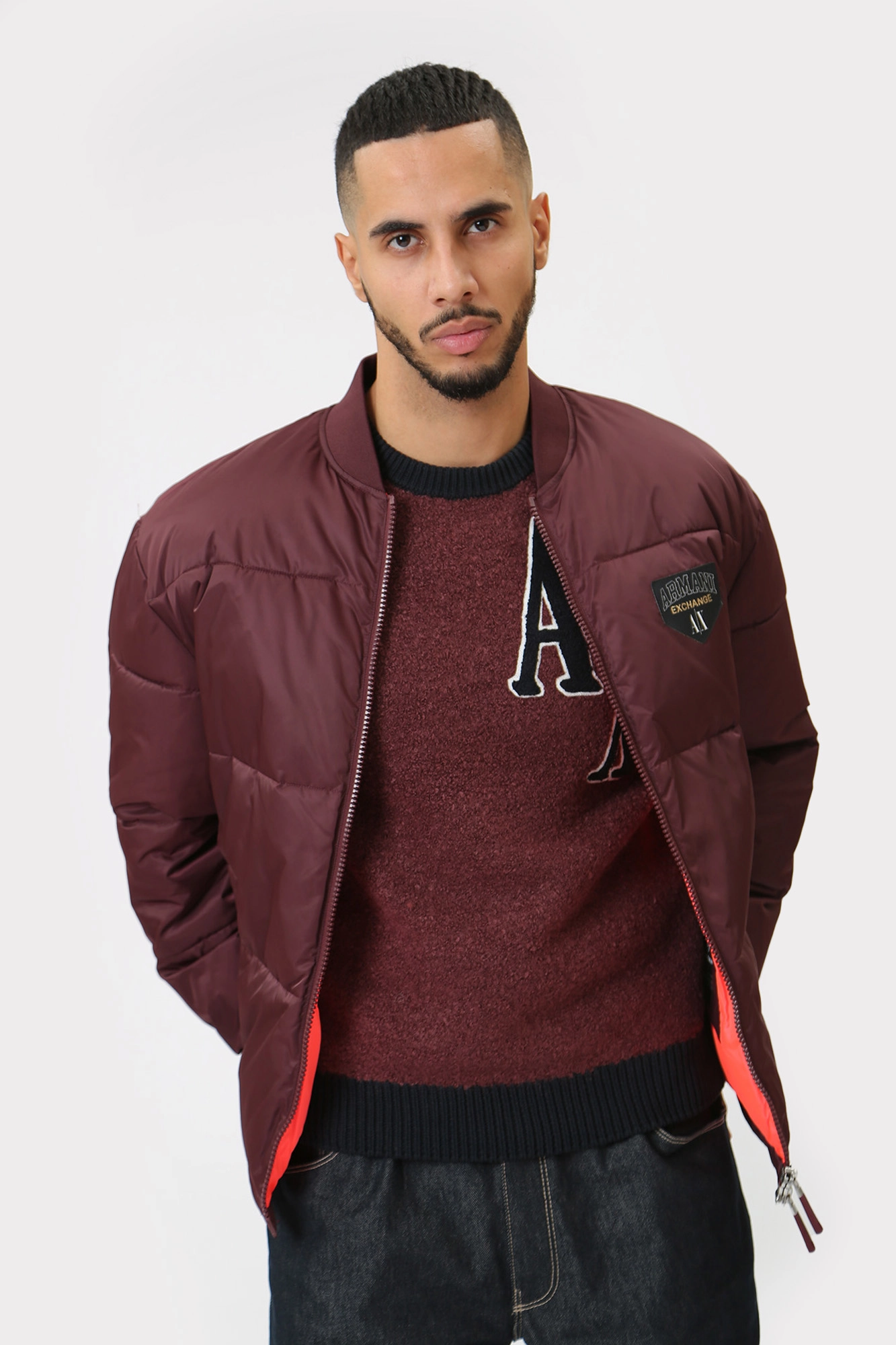 Bomber jacket armani exchange top