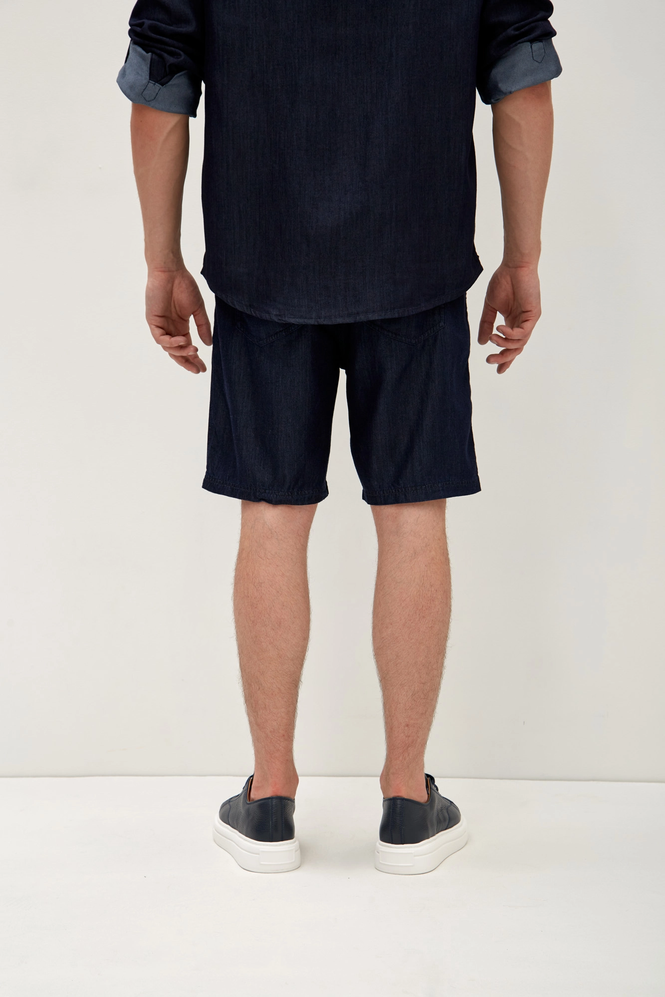 M-241-TK-56-1091 Шорты джинсовые The Hills Синий