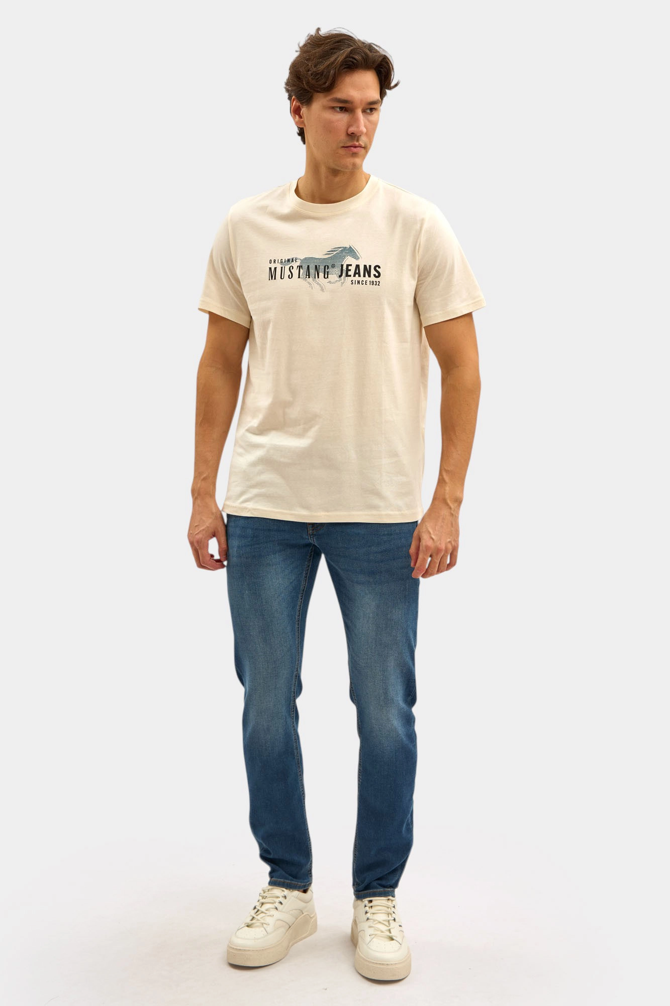 1016854 Футболка Mustang Белый