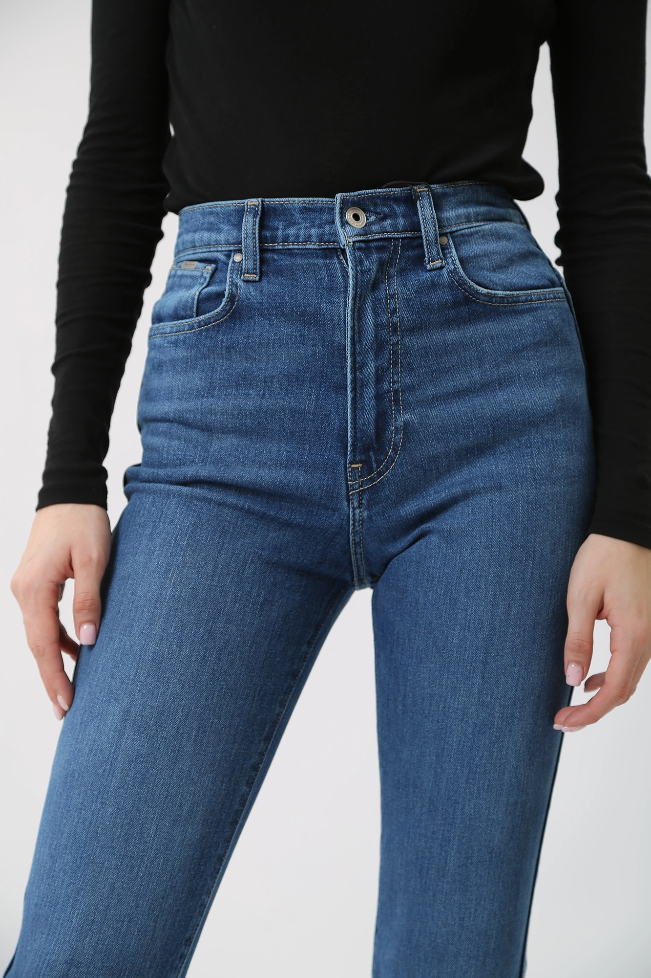 PL204590GX8 джинсы slim jeans uhw pepe jeans