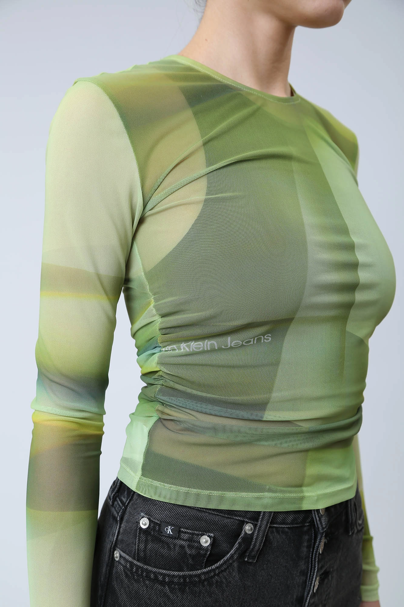 Calvin klein rainbow t shirt shop