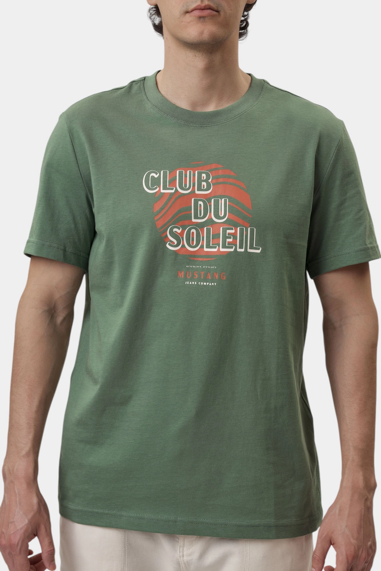 1016278 Футболка Mustang Зеленый