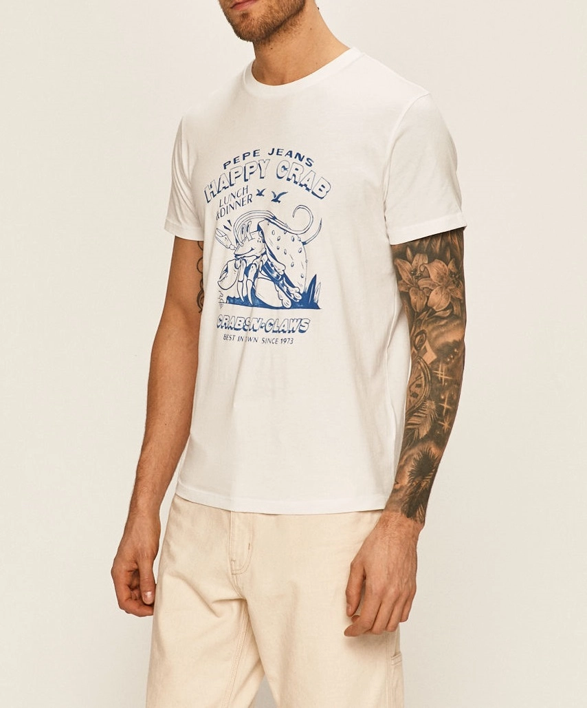 PM507174..802 Футболка Pepe Jeans Белый