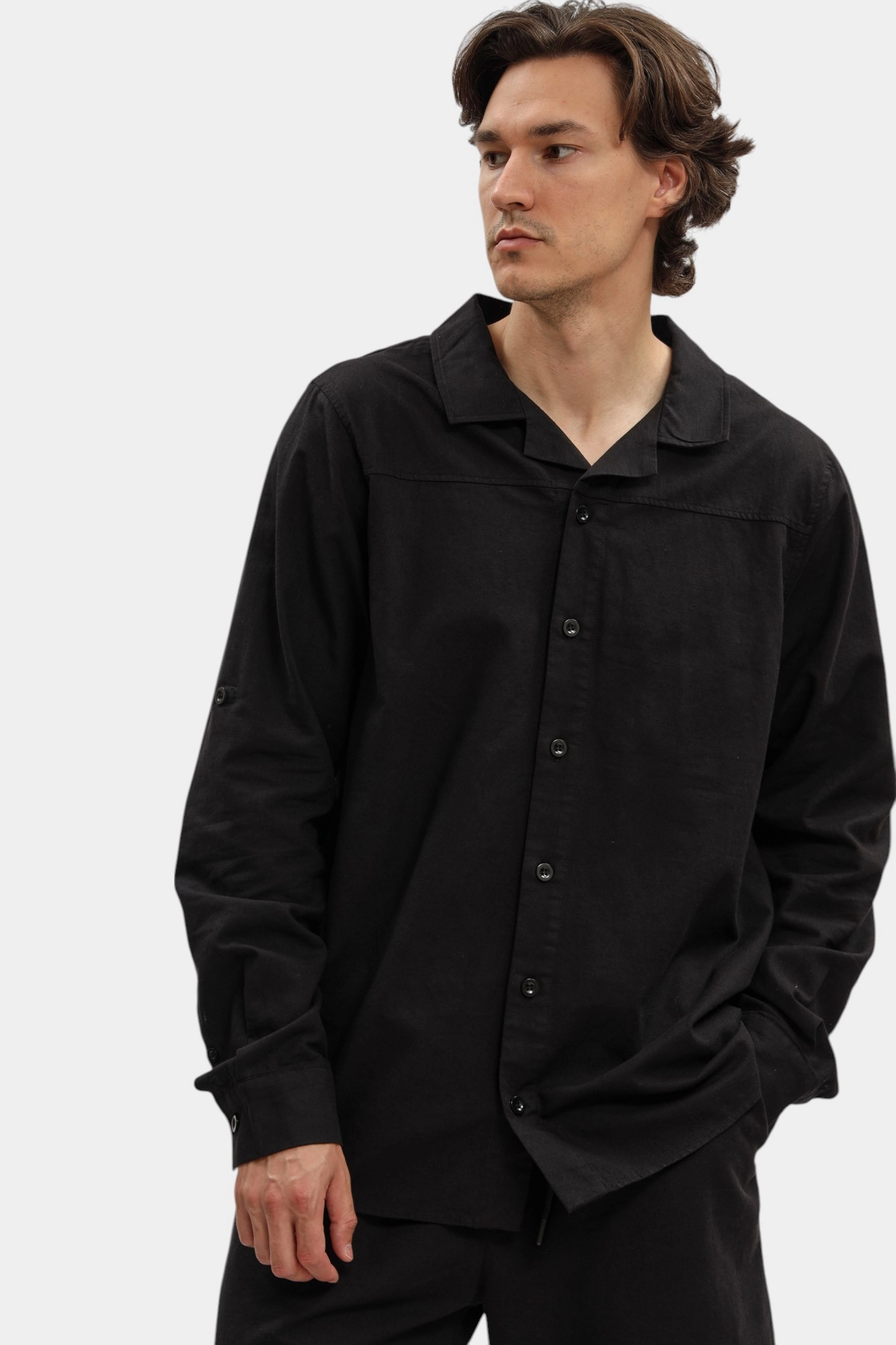 IM-125-004 Рубашка с длинным рукавом Inspirit Черный