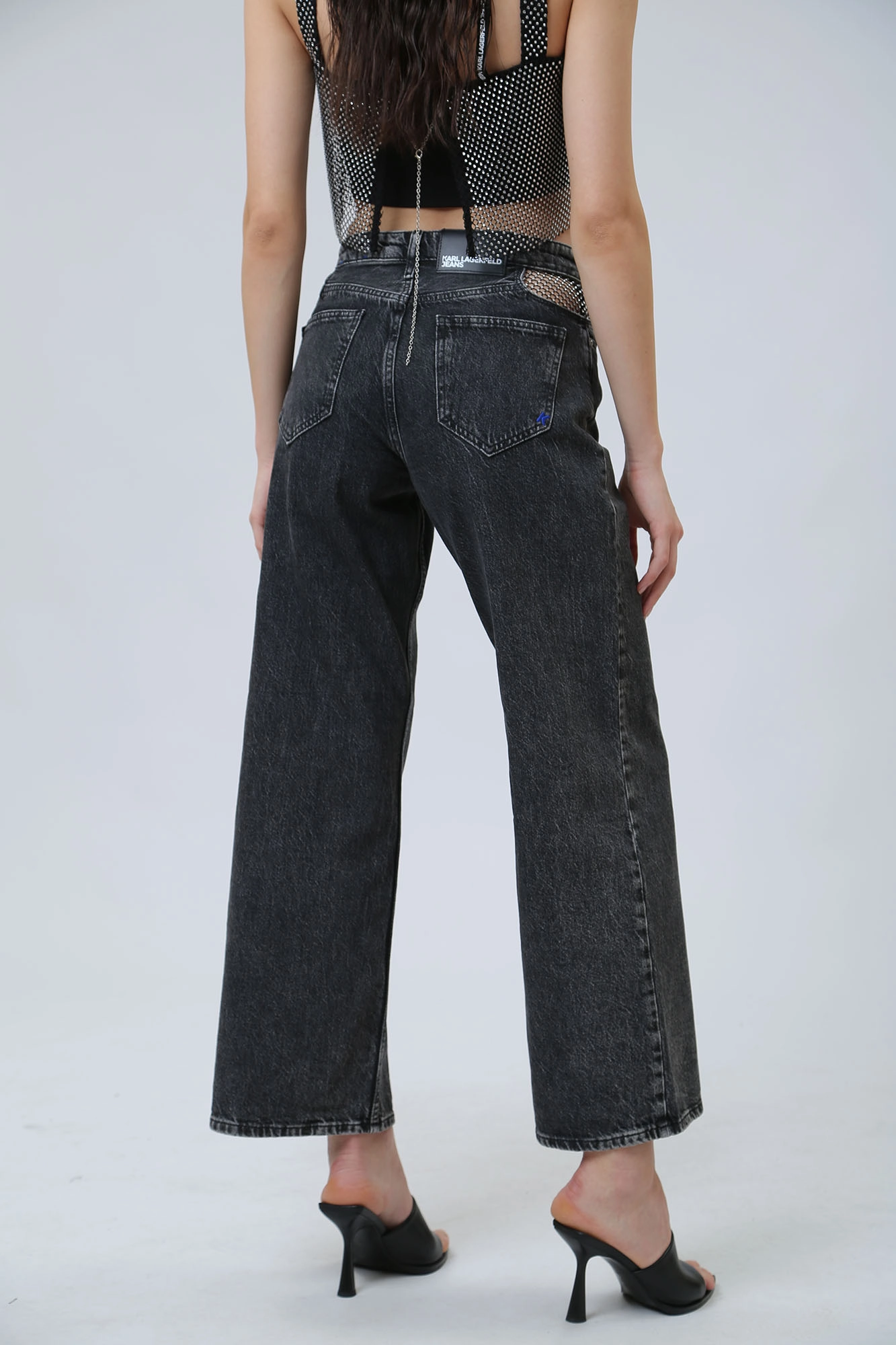 240J1115 джинсы mid rise relaxed  karl lagerfeld jeans 