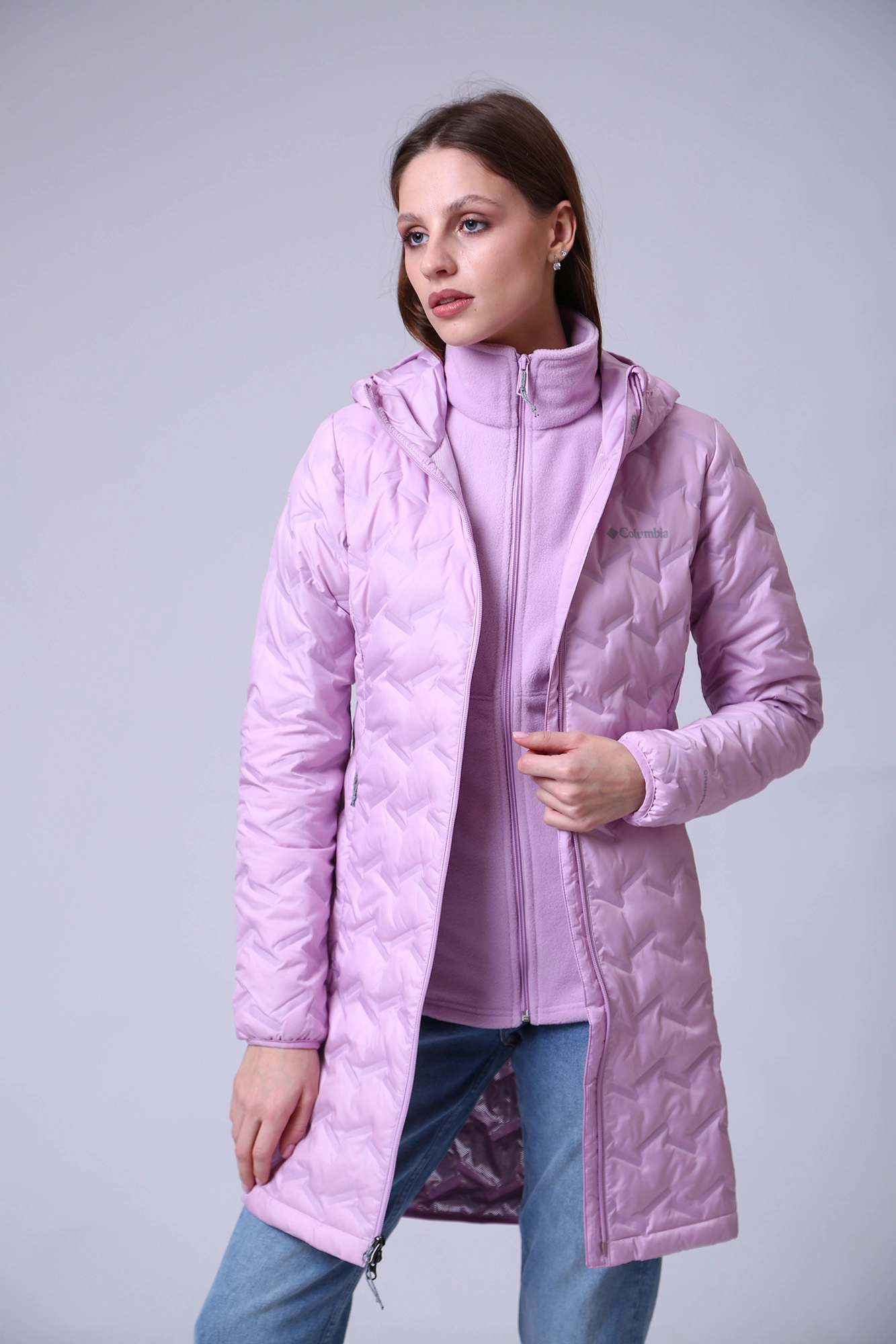 1909251 пальто delta ridge™ long down jacket columbia 