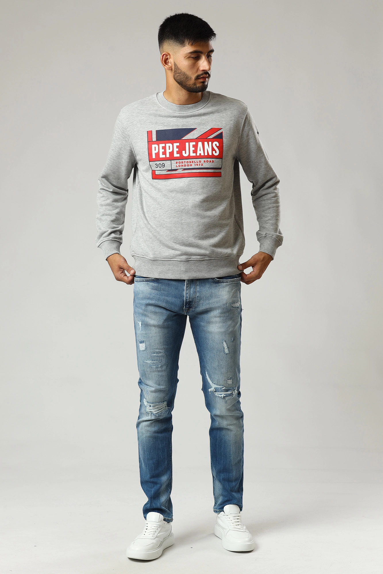 PM206326RF8 Джинсы STANLEY Pepe Jeans Голубой