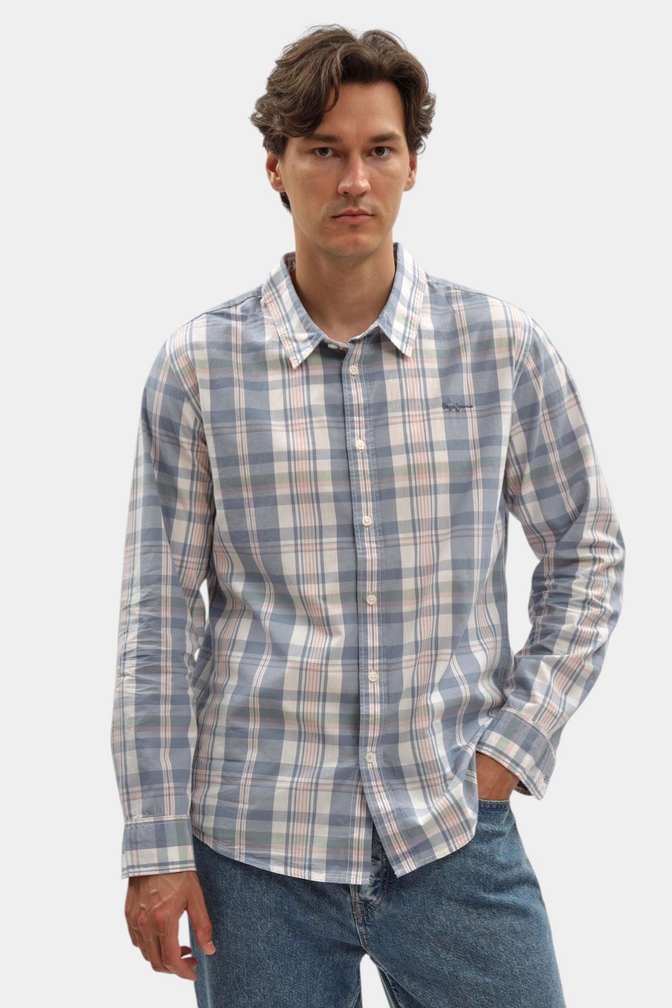 PM309070 Рубашка д/р Pepe Jeans Синий
