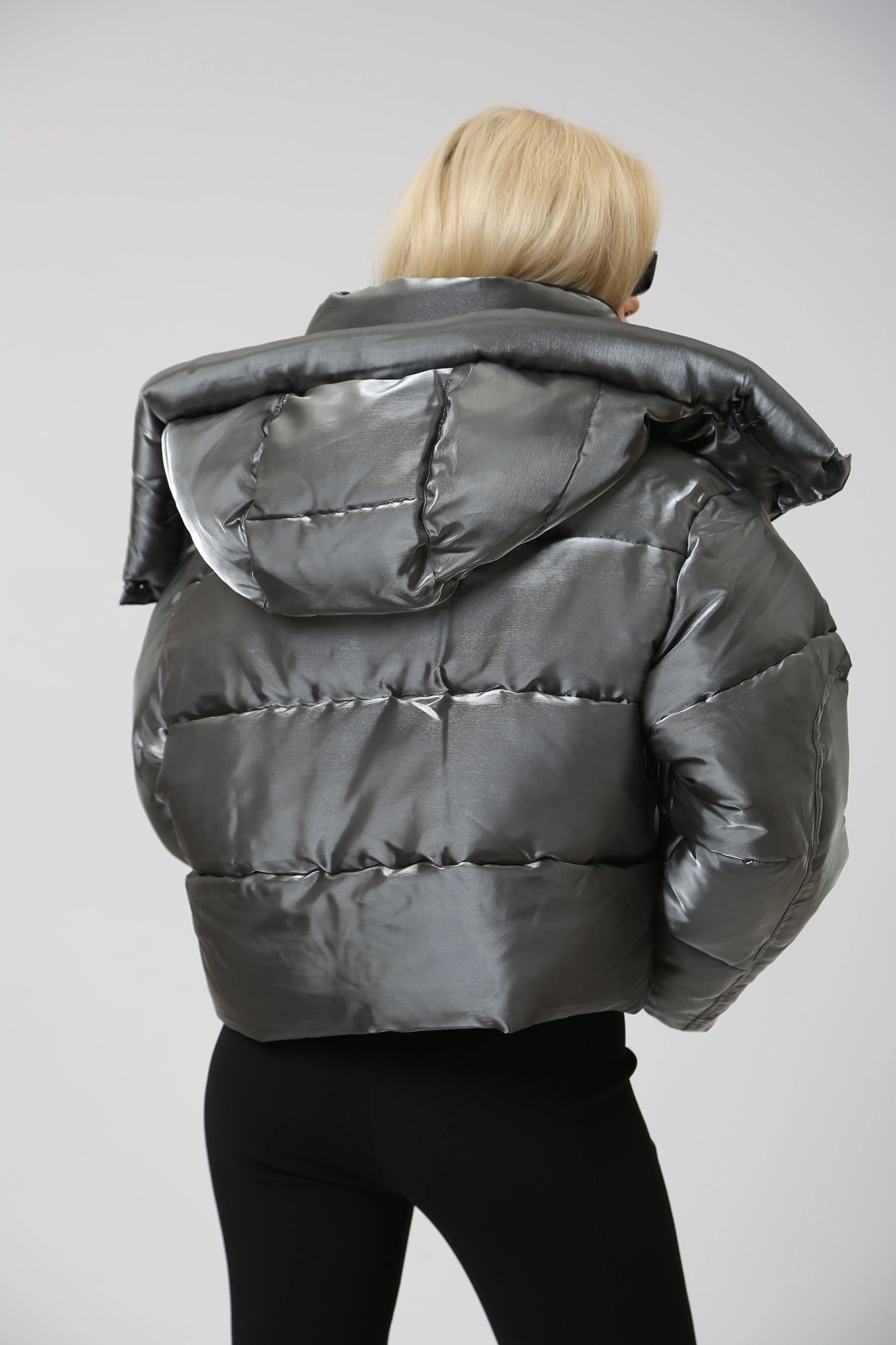 Calvin klein silver jacket new arrivals