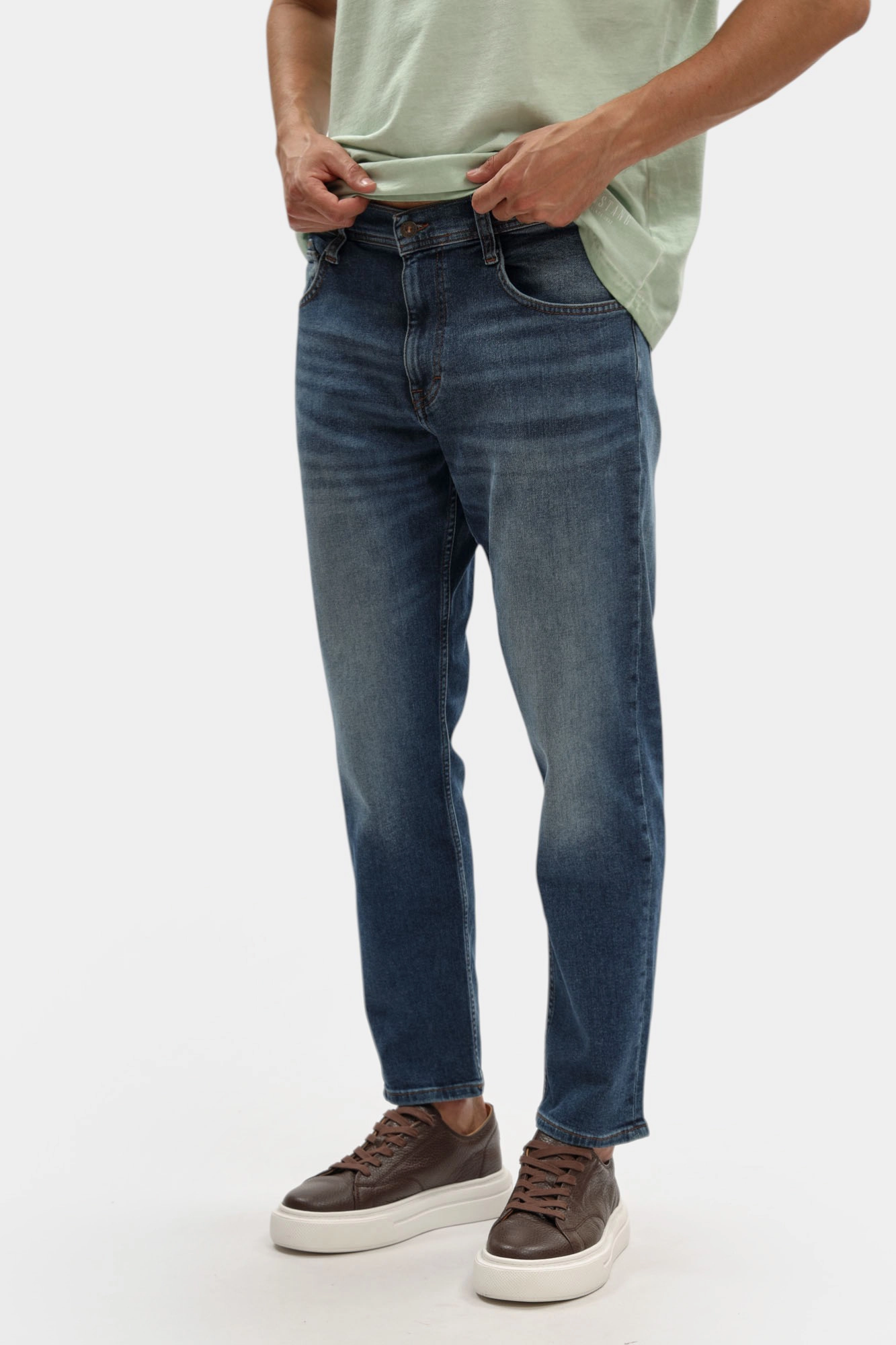 1016808 Джинсы Mustang Синий