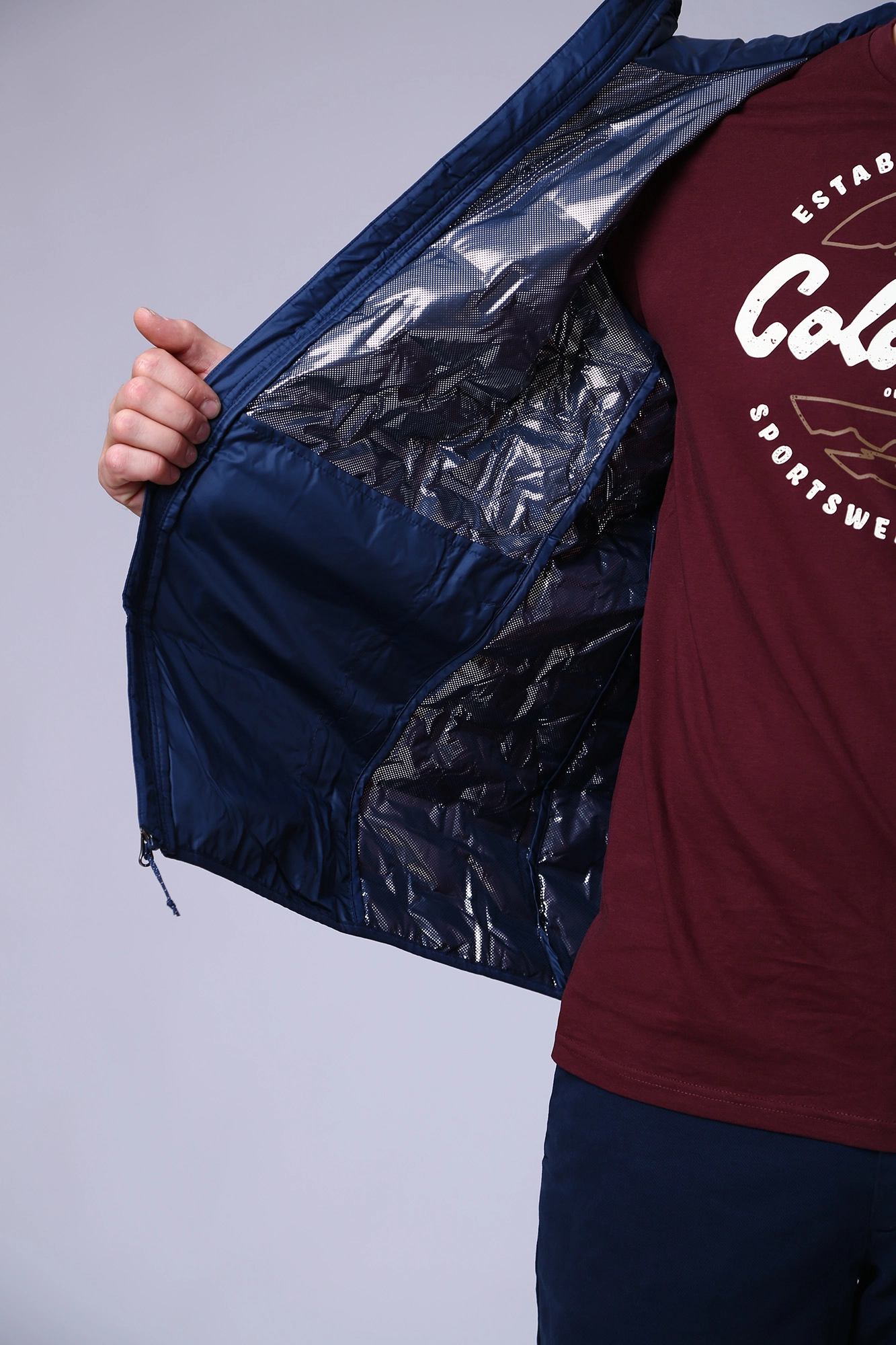 1875892 Пуховик Delta Ridge™ Down Hooded Jacket Columbia Синий