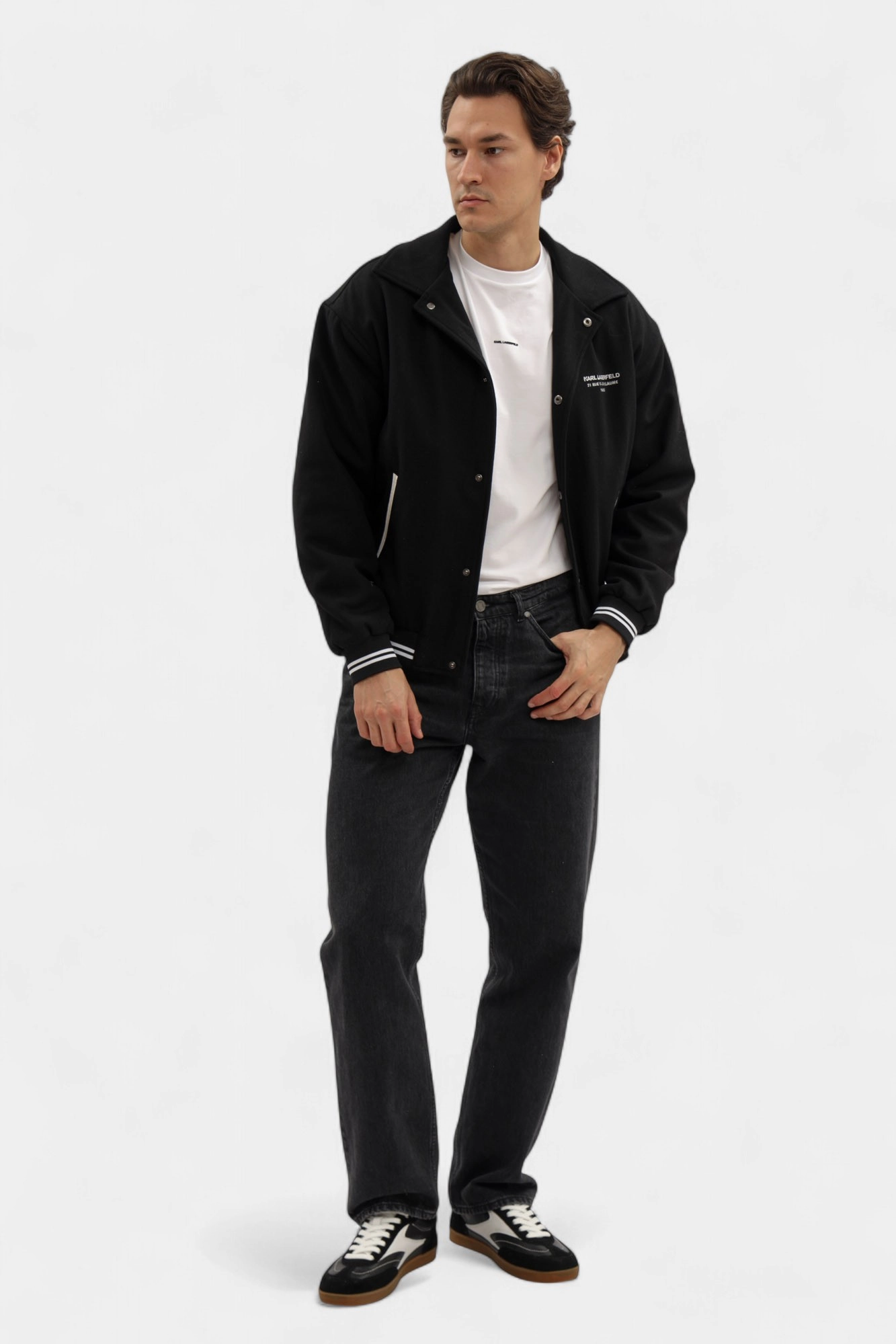 553538_505006 Бомбер Karl Lagerfeld Черный