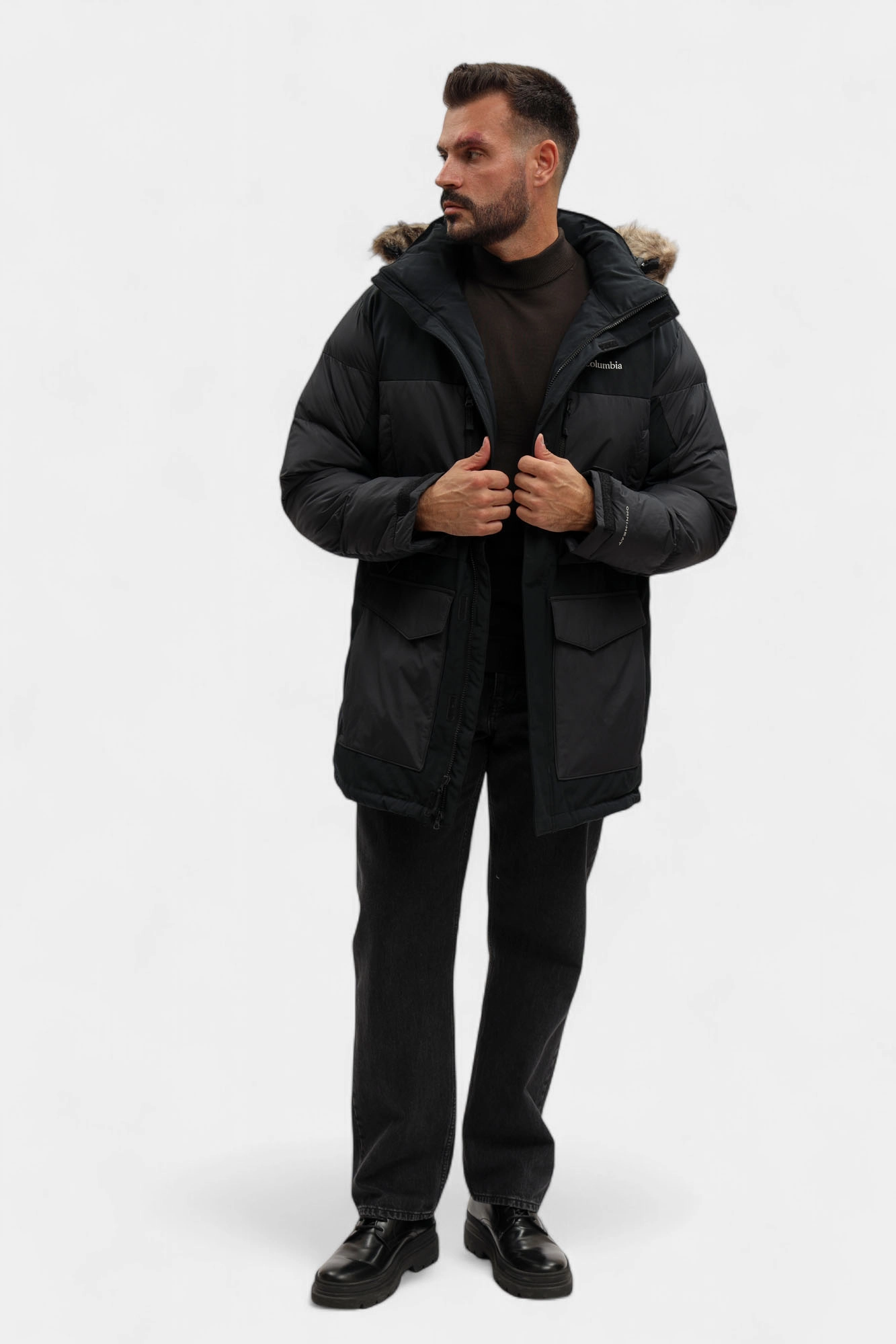 2088121 Куртка зимняя Columbia Черный