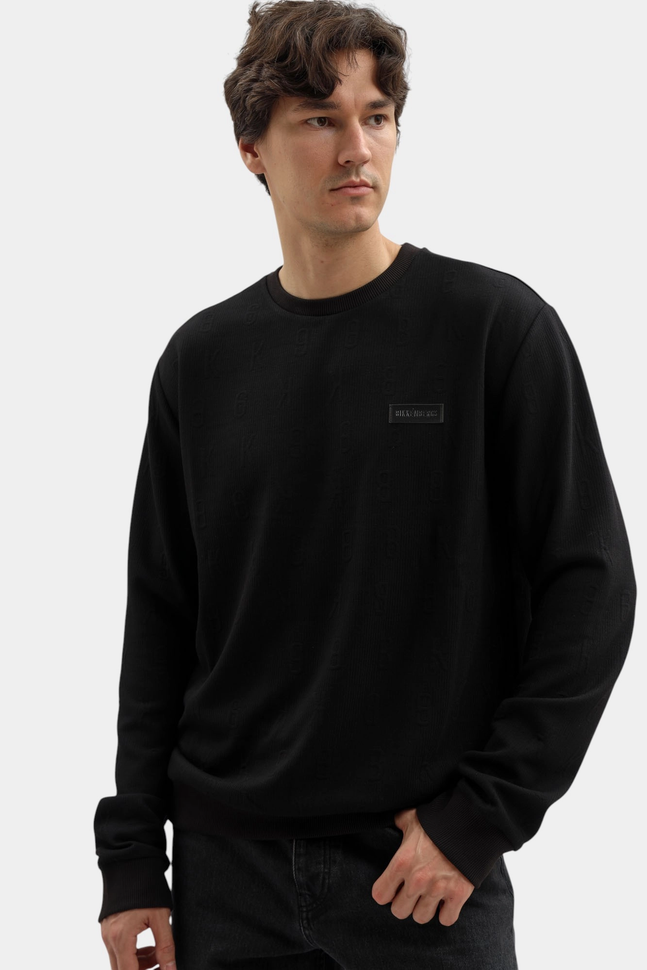 BMF0999 Свитшот Bikkembergs Черный