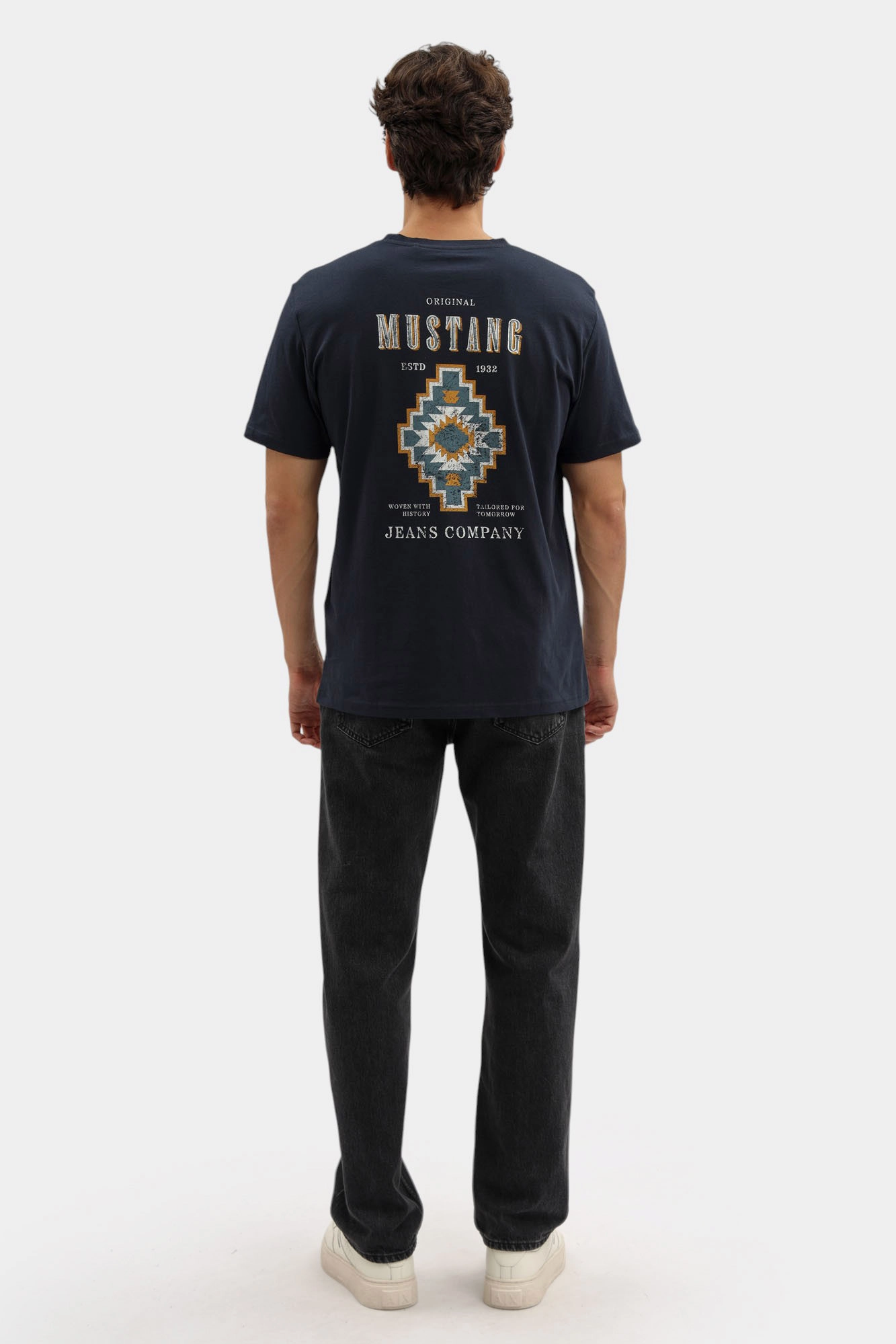 1016863 Футболка Mustang Синий