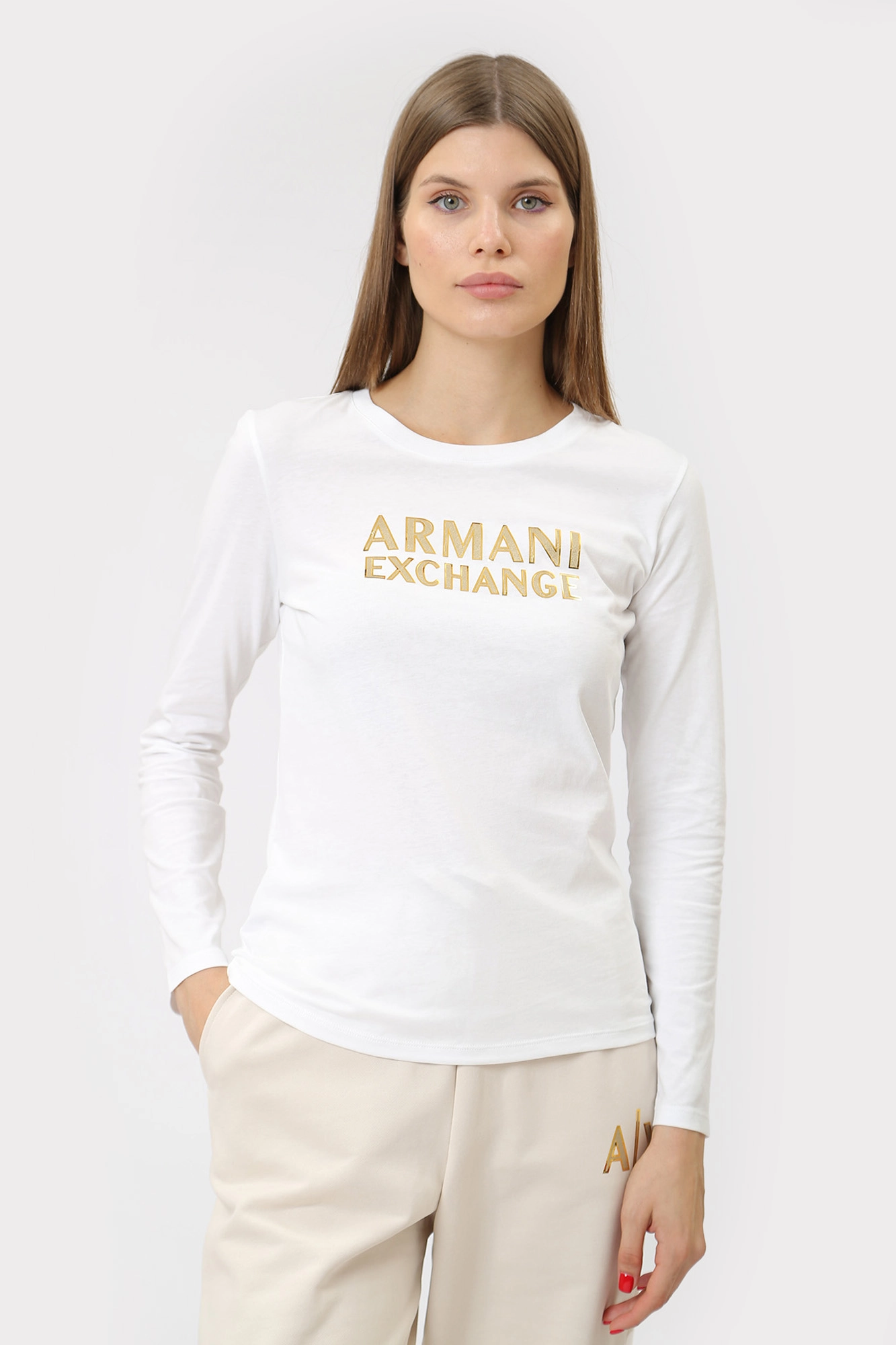 6RYT56_YJ8QZ лонгслив armani exchange 