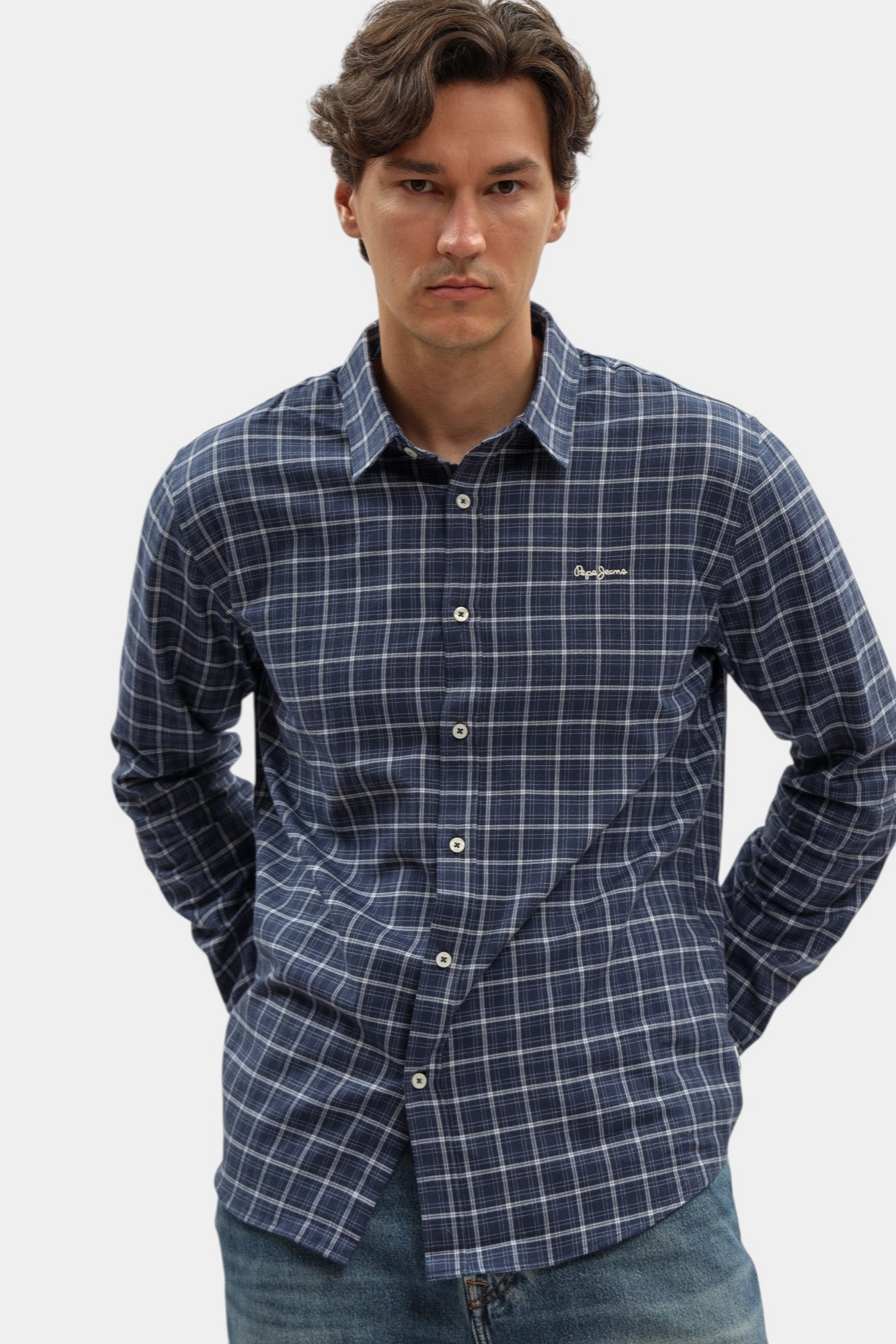 PM308736 Рубашка д/р Pepe Jeans Синий