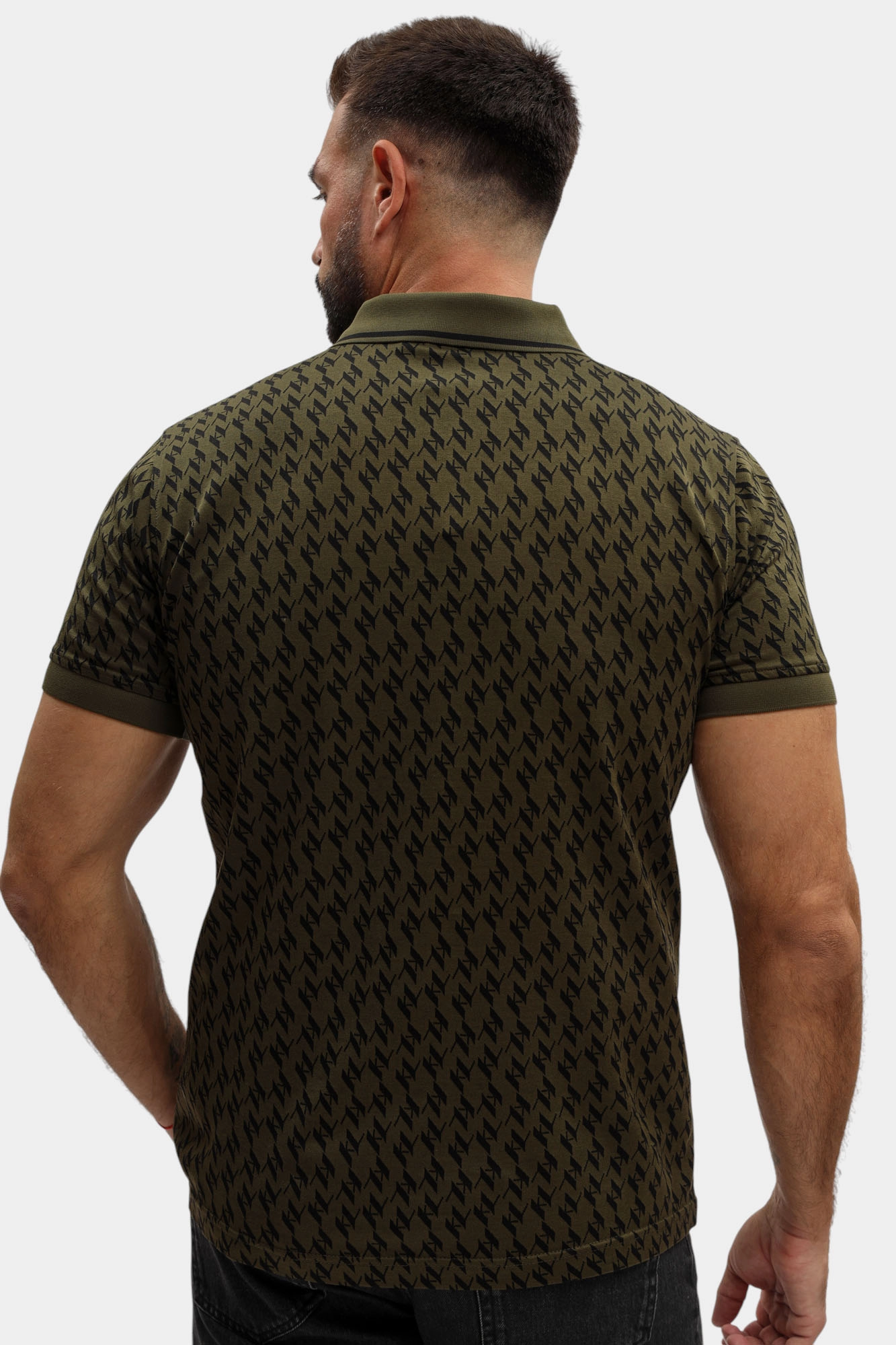 554203_745007 Поло с коротким рукавом Karl Lagerfeld Черный