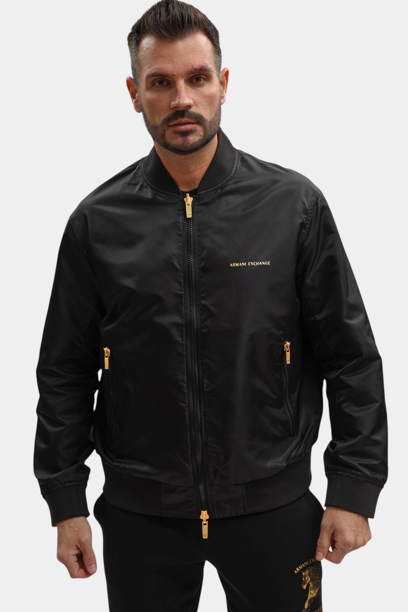 XM002026_AF19828 Бомбер Armani Exchange Черный