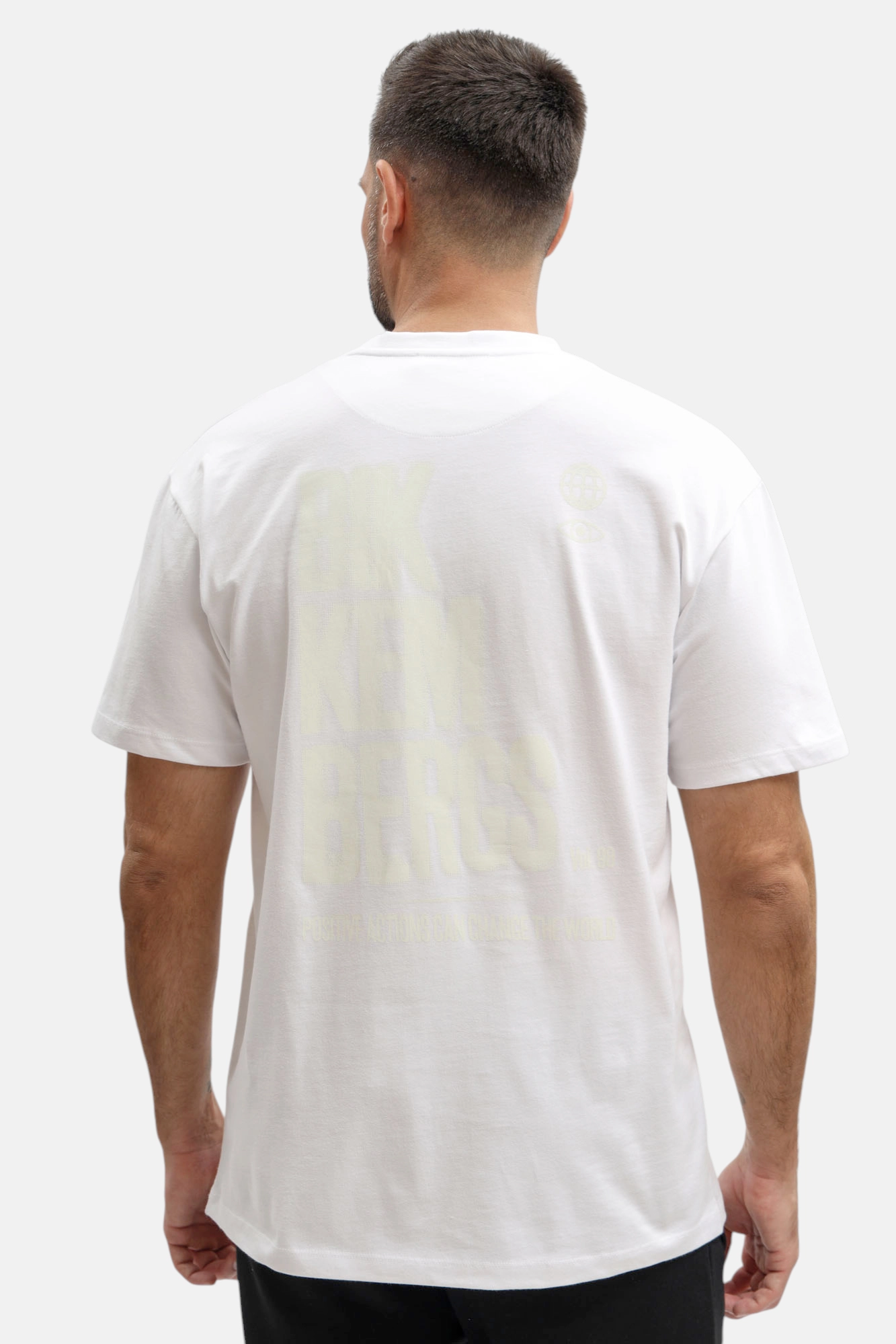 BMT1569 Футболка Bikkembergs Белый