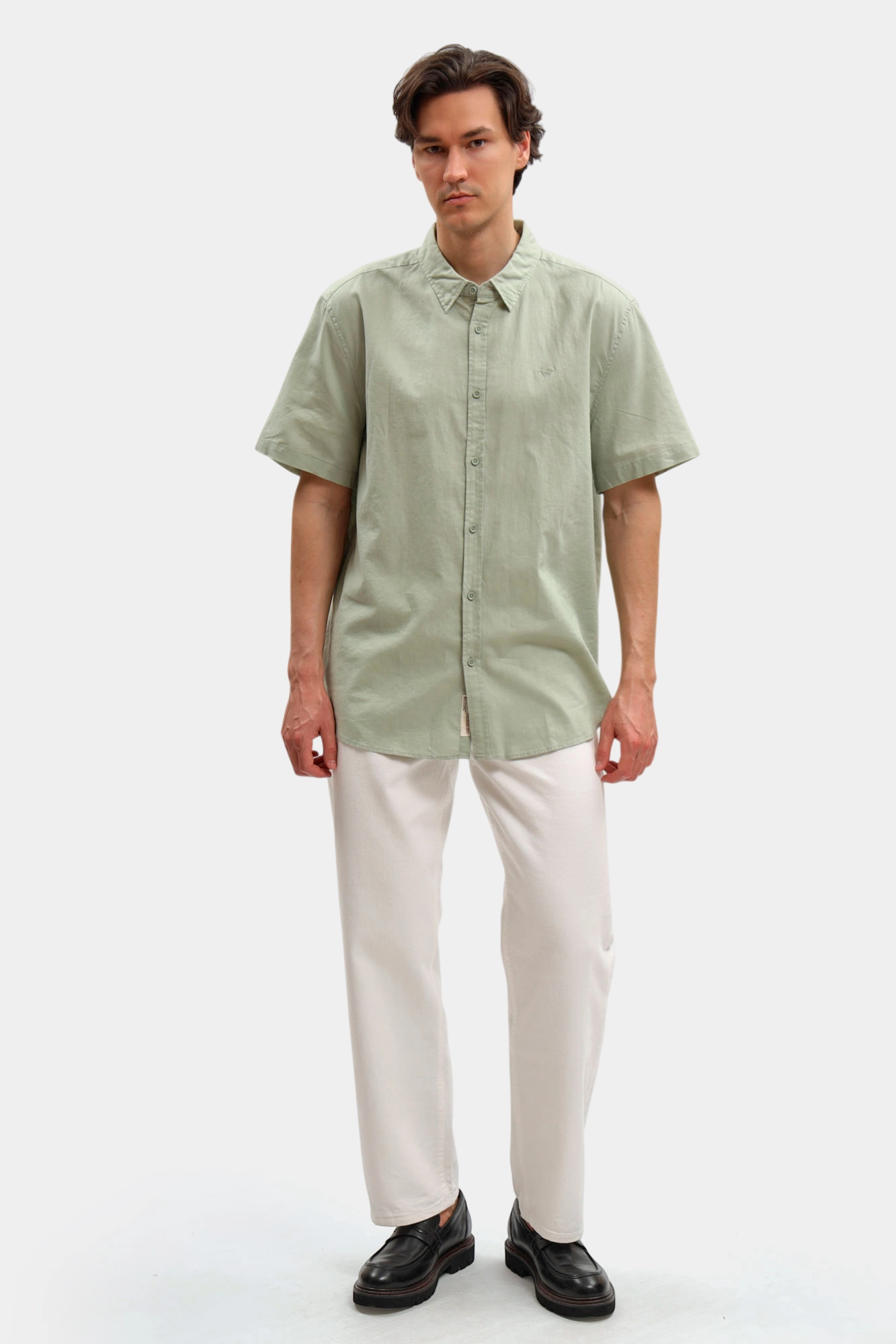 1017845 Рубашка Mustang Зеленый