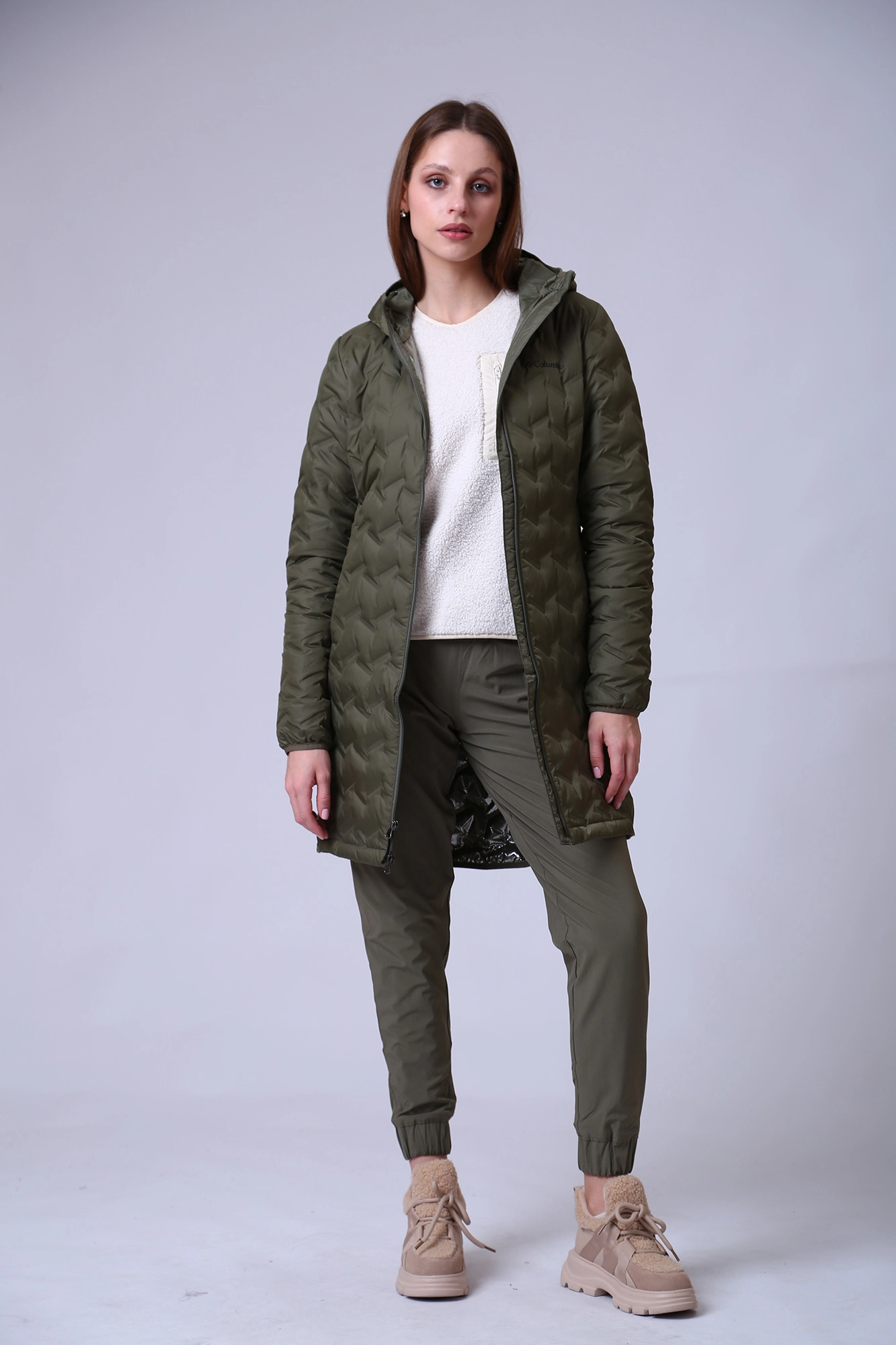 1909251 пальто delta ridge™ long down jacket columbia 