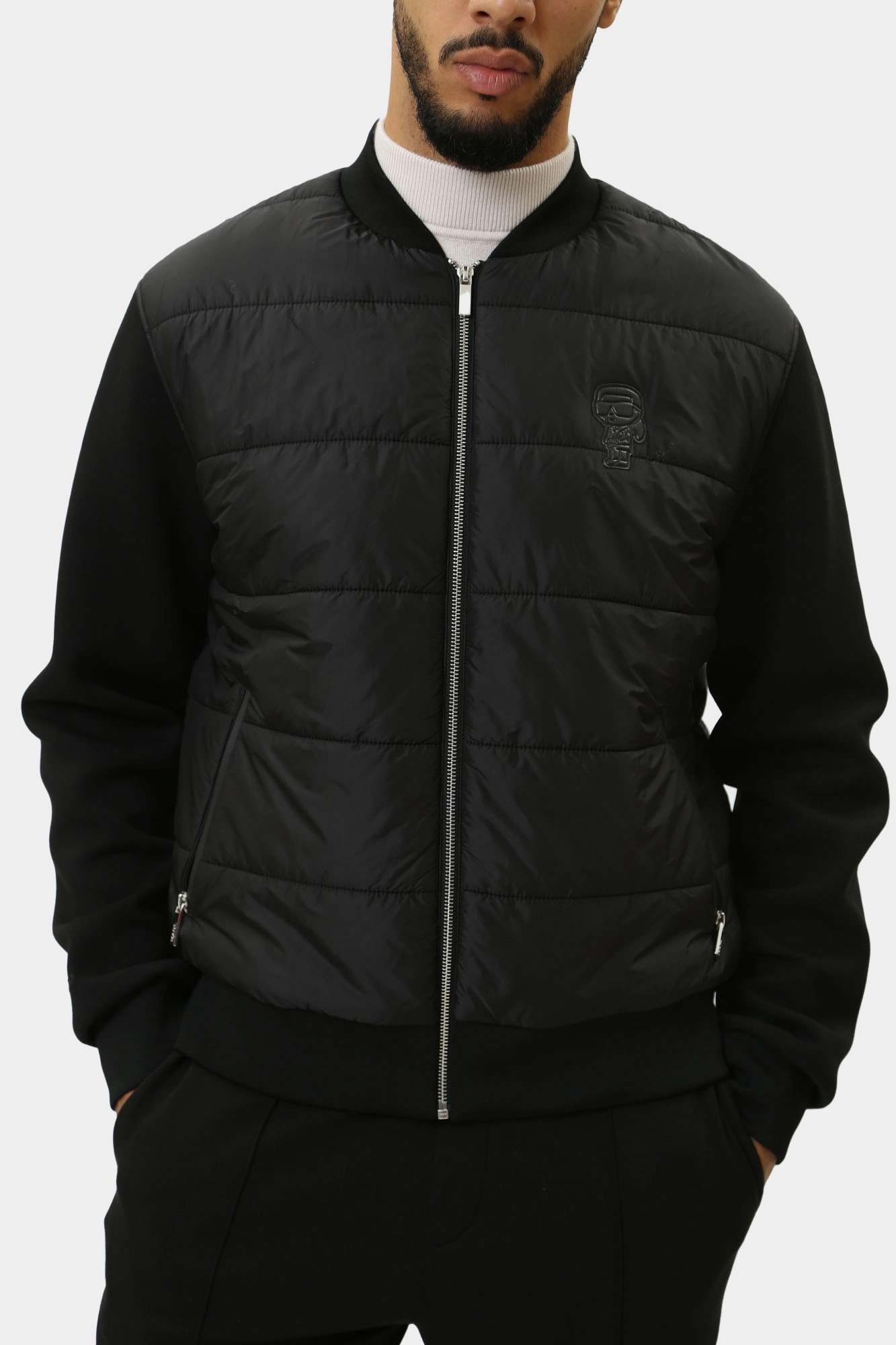 544561_505062 Бомбер Karl Lagerfeld Черный