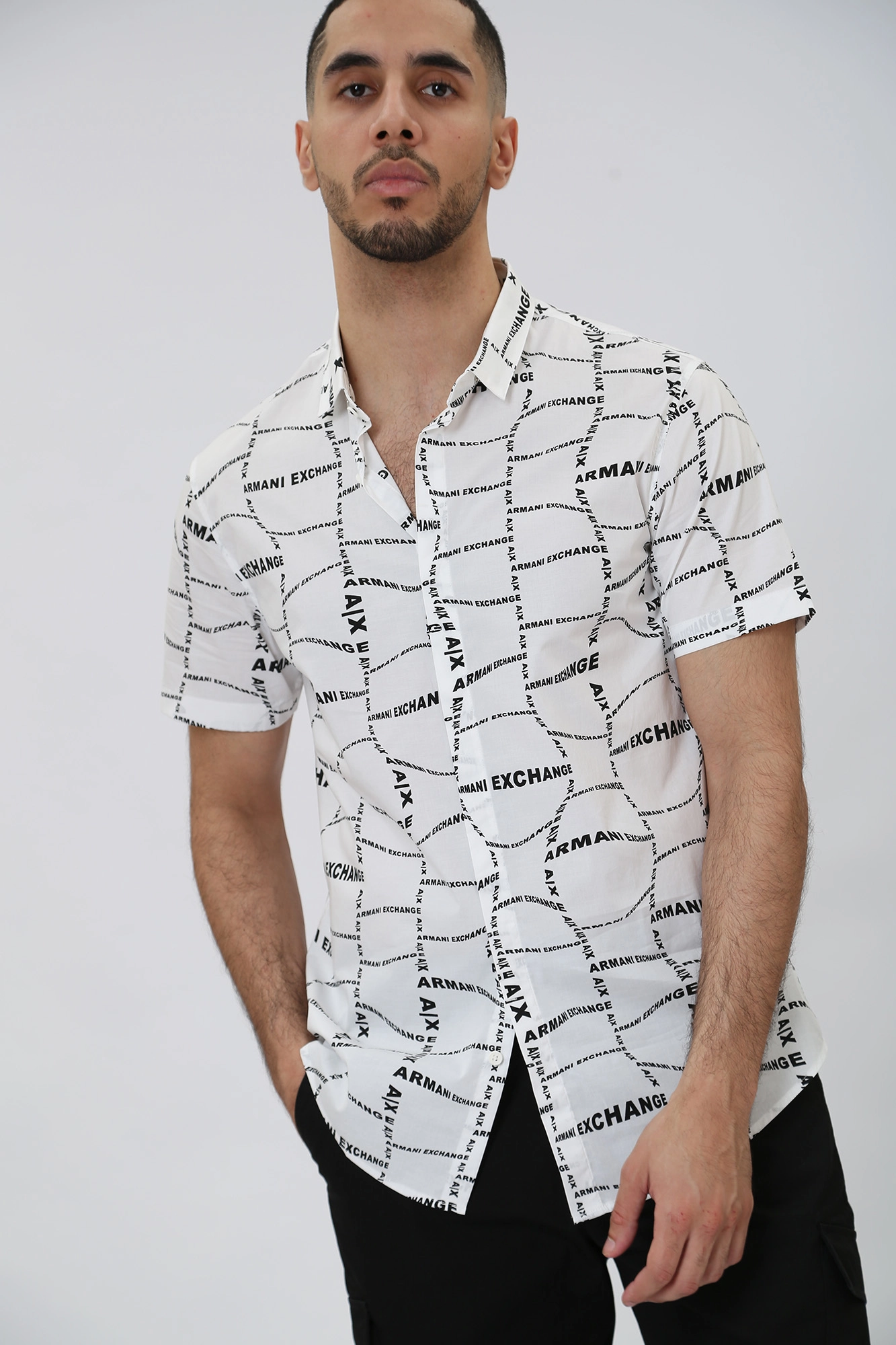 3RZC04_ZNEAZ Рубашка Armani Exchange Белый