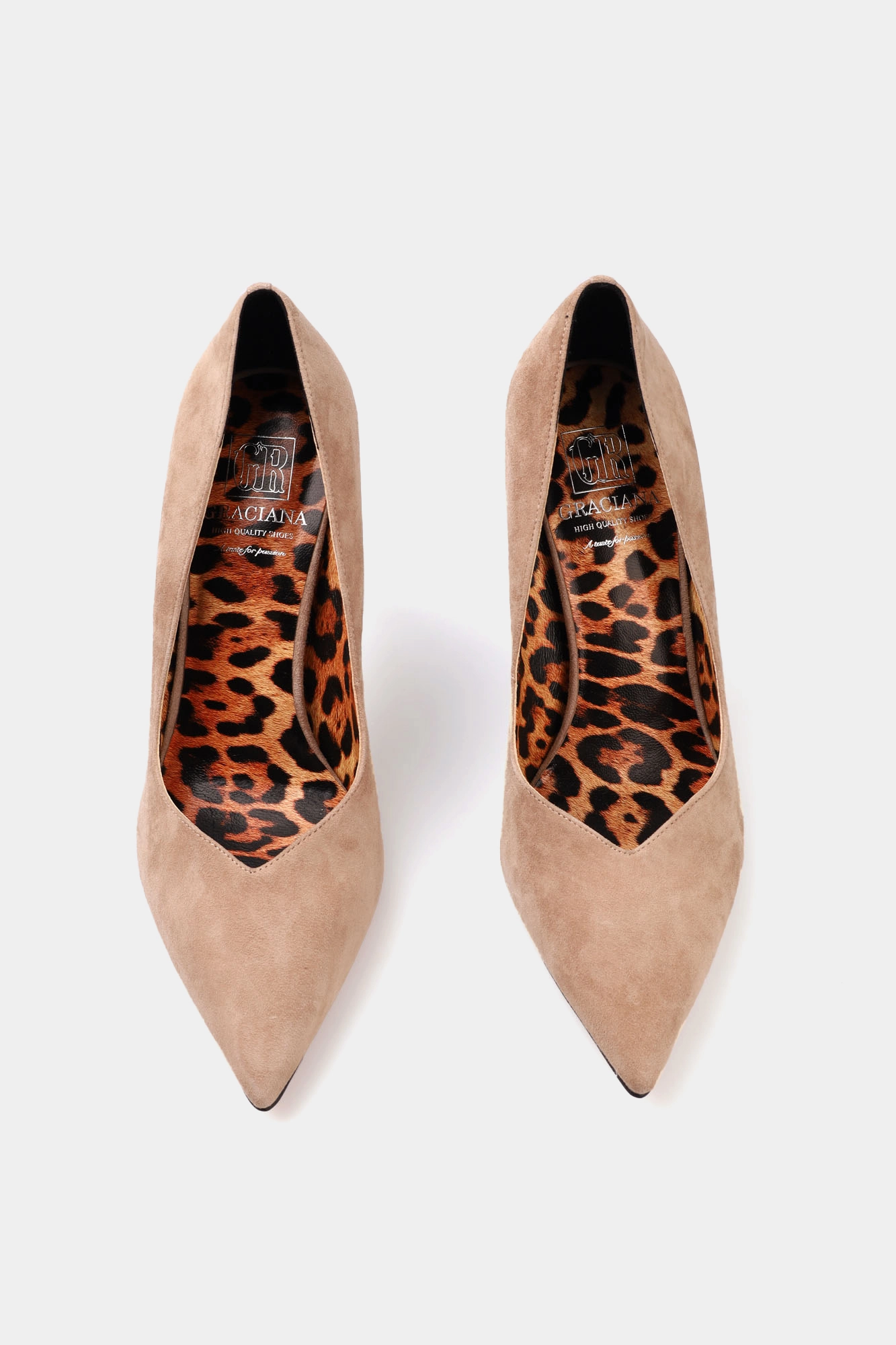 L2401-21 Лодочки Graciana Бежевый