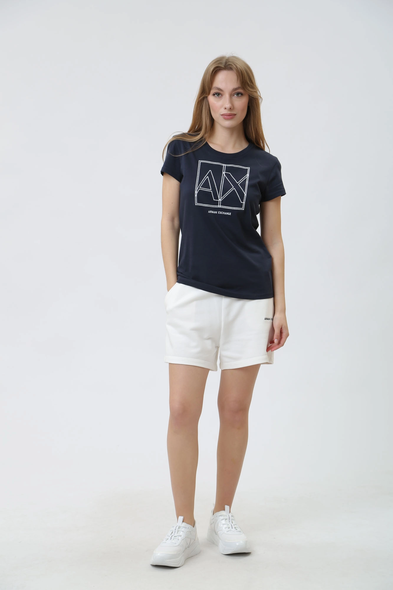 3DYS72_YJDBZ шорты трикотажные armani exchange 