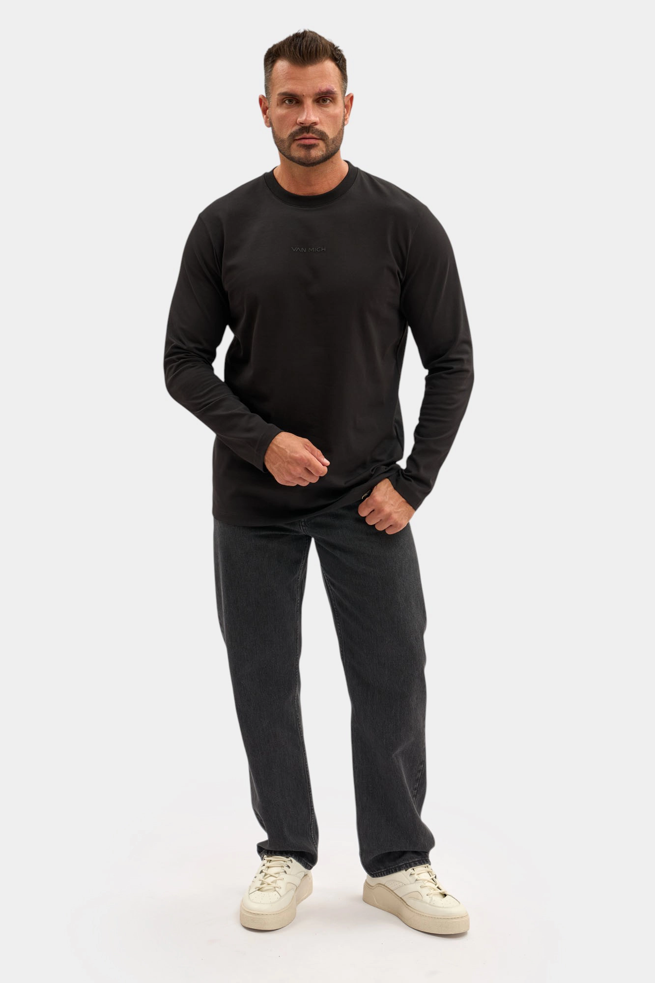 VM-ERK-22-596 Лонгслив Van Mich Черный