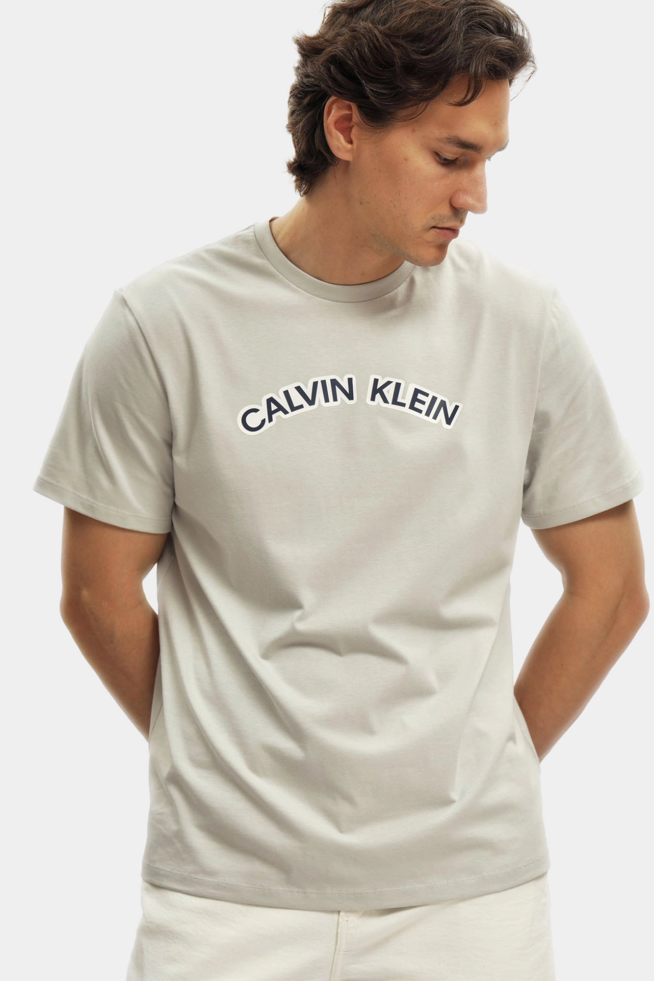 LV04RB849G Футболка Calvin Klein Jeans Серый