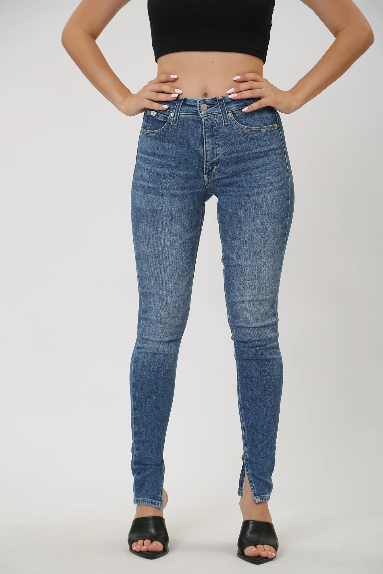 J20J221773 брюки джинсовые calvin klein jeans calvin klein jeans