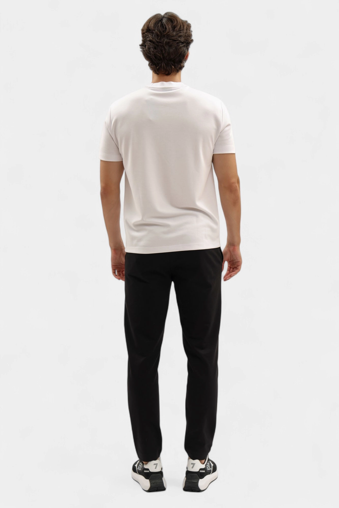 8NPP65_PJVRZ Брюки спортивные EA7 Черный