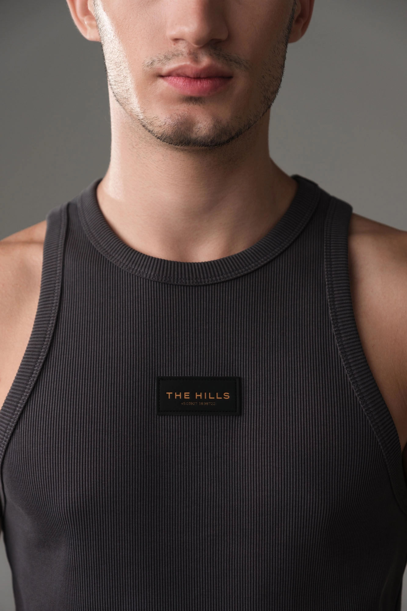 M-251-THT-22-007 Майка The Hills Серый