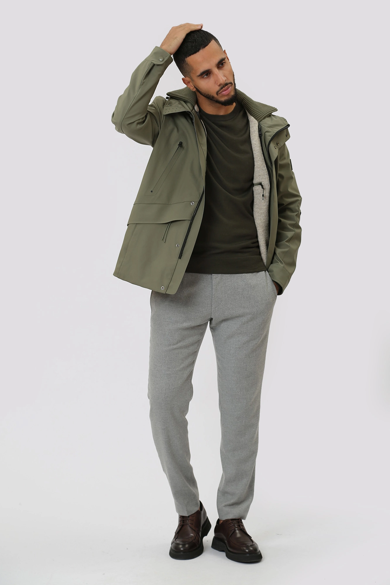 30032740_10012097 Джемпер Strellson Зеленый